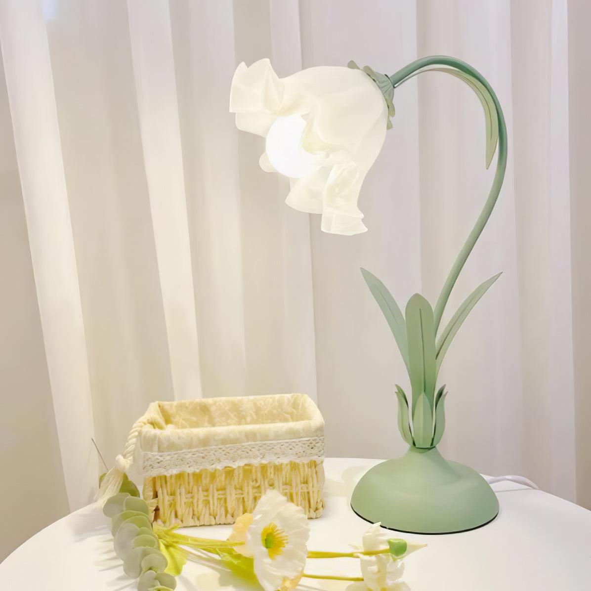 Zorien Acryl-Blumen-Tischlampe