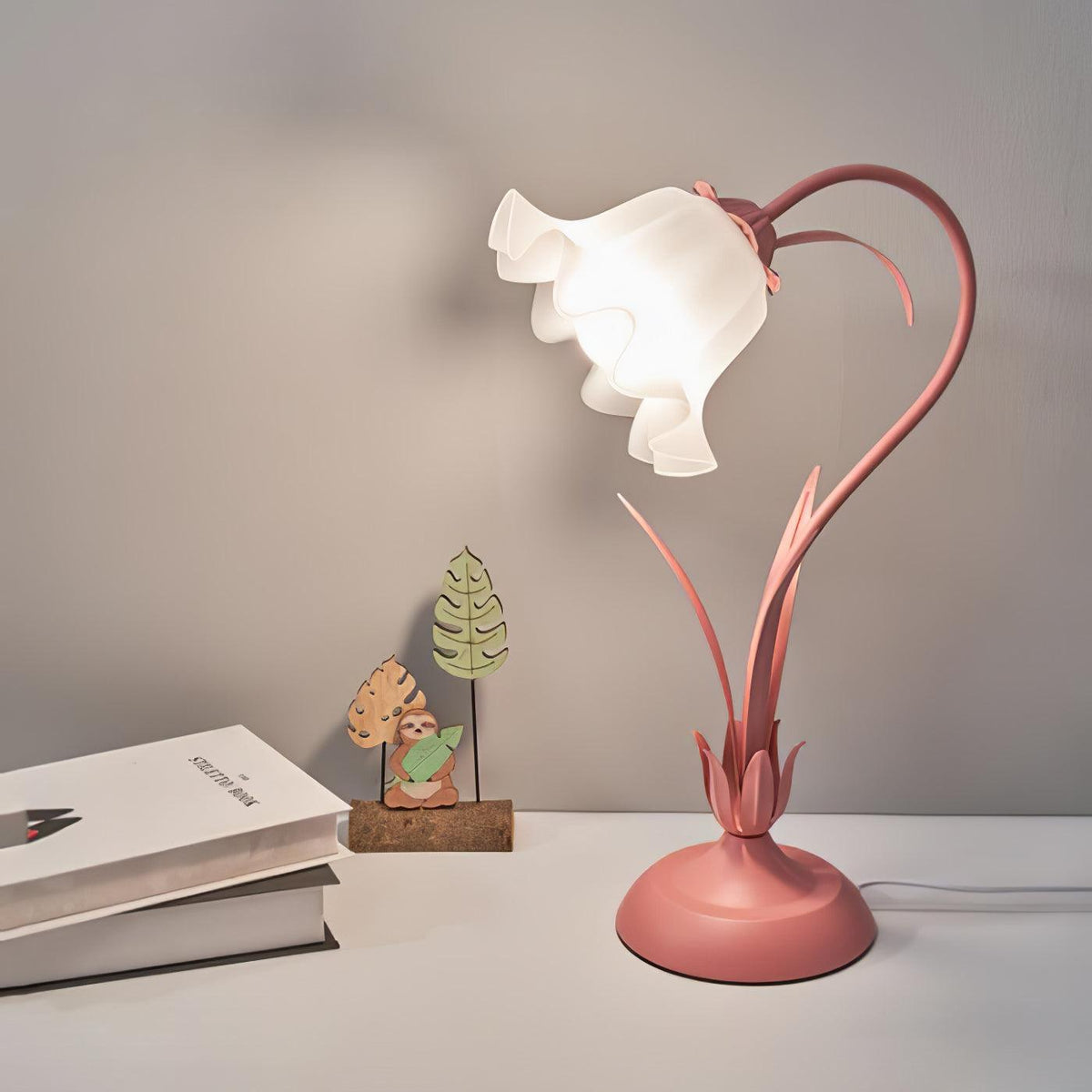 Zorien Acryl-Blumen-Tischlampe