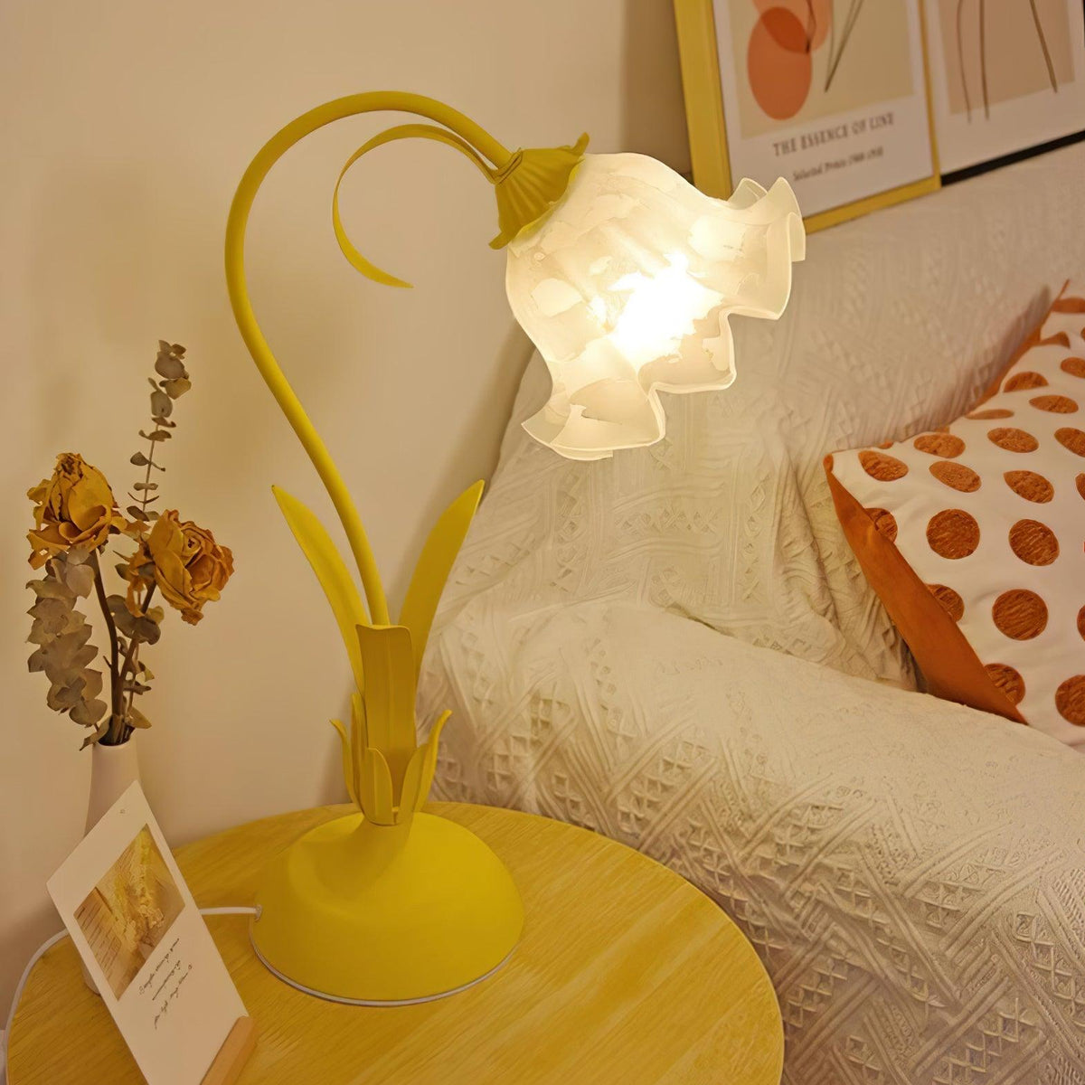 Zorien Acryl-Blumen-Tischlampe
