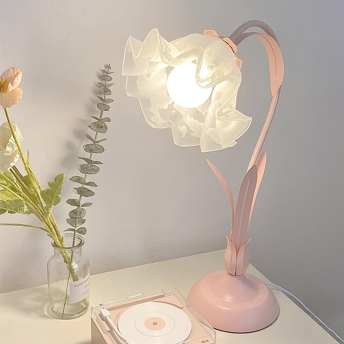 Zorien Acryl-Blumen-Tischlampe