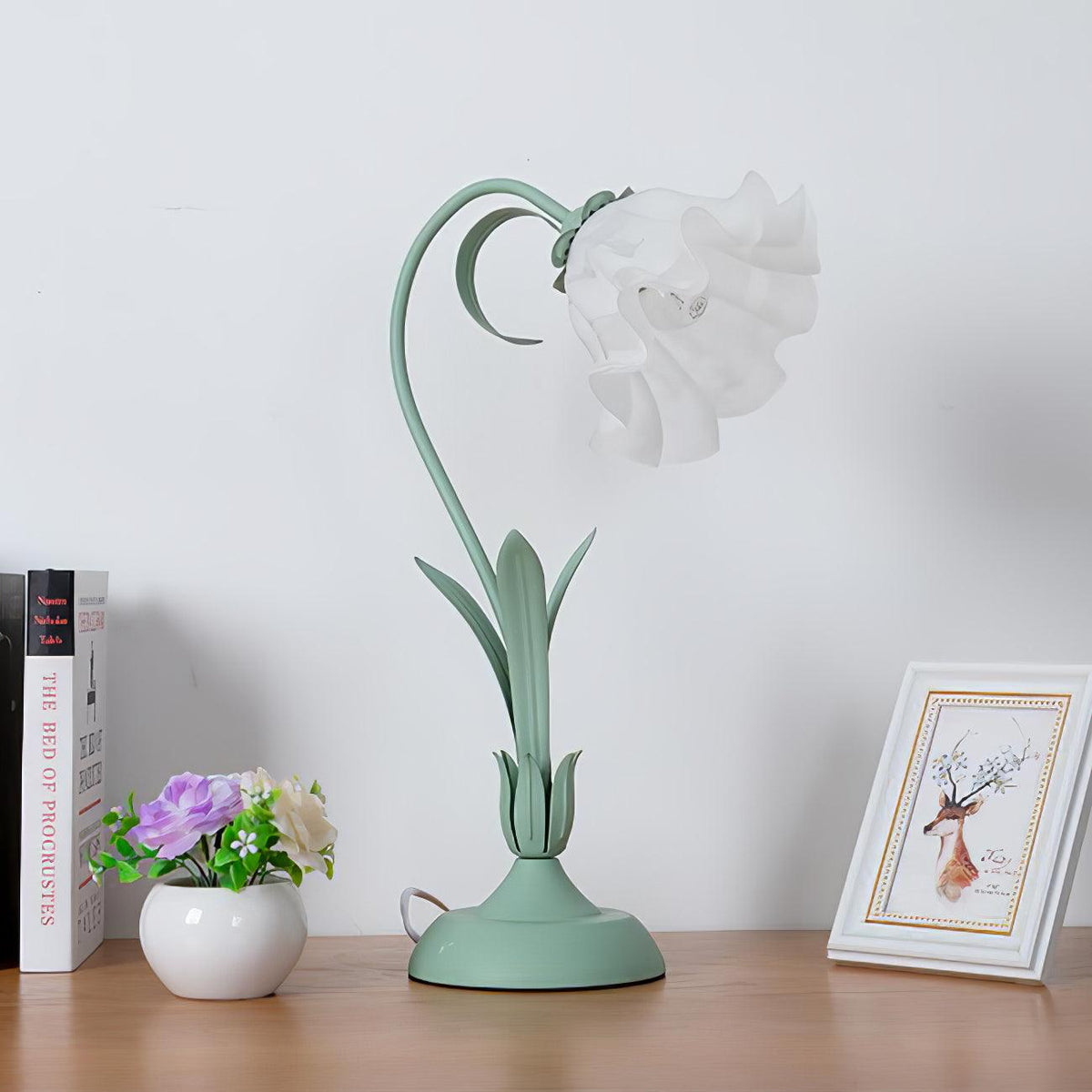 Zorien Acryl-Blumen-Tischlampe