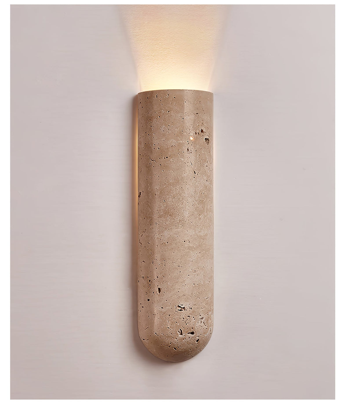 Olvenan Travertine-Wandleuchte
