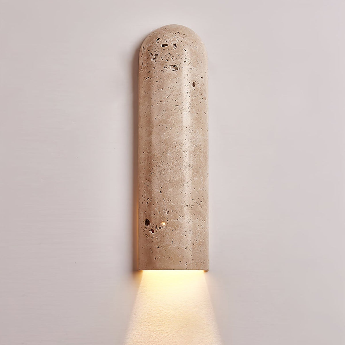 Olvenan Travertine-Wandleuchte