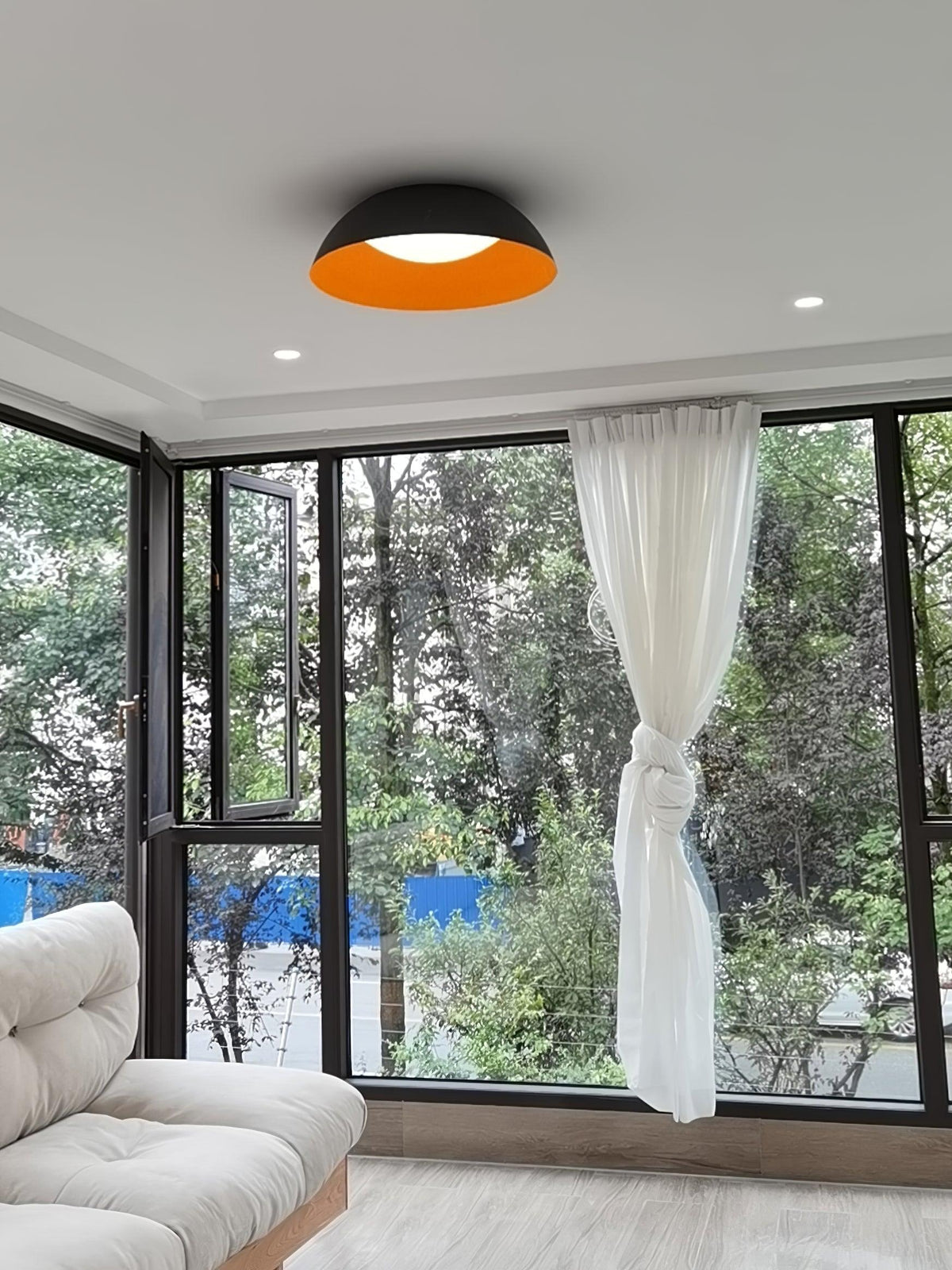 Dlux zeitgenössische minimalistische LED-Deckenleuchte