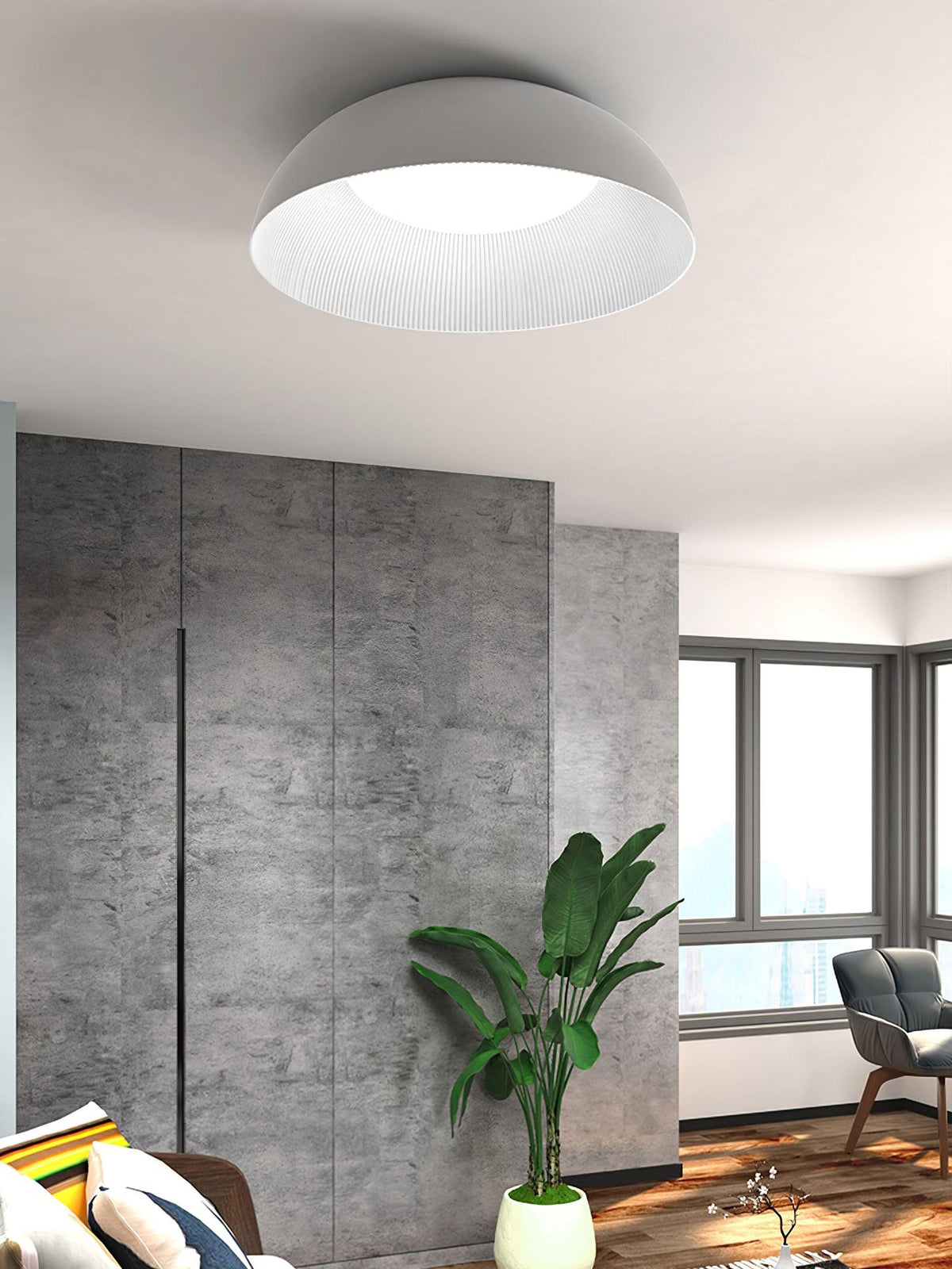 Dlux zeitgenössische minimalistische LED-Deckenleuchte
