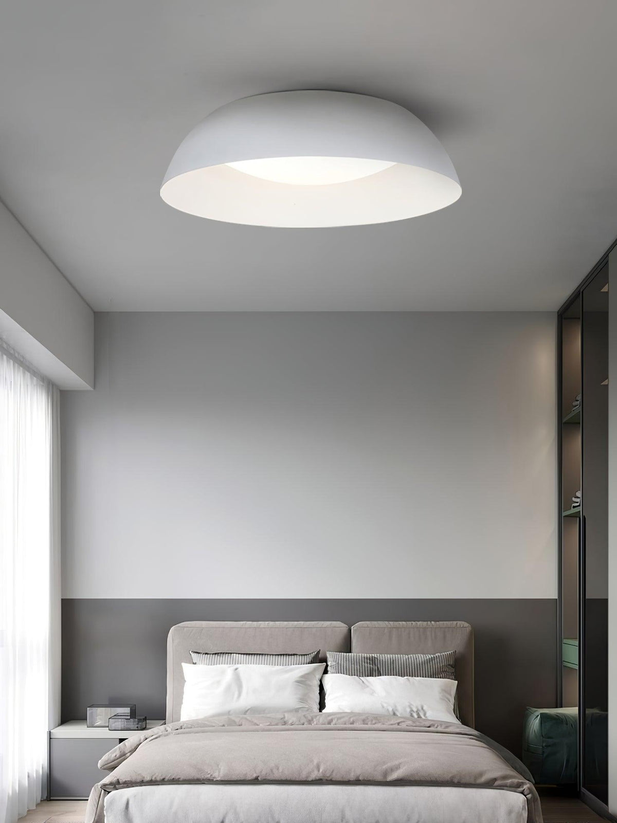 Dlux zeitgenössische minimalistische LED-Deckenleuchte
