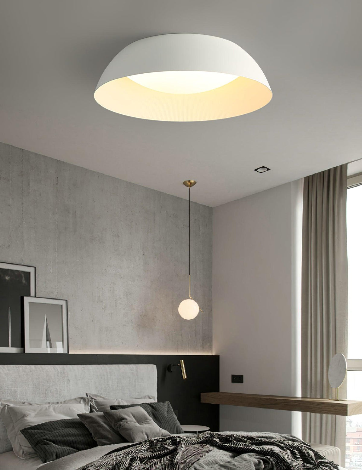 Dlux zeitgenössische minimalistische LED-Deckenleuchte