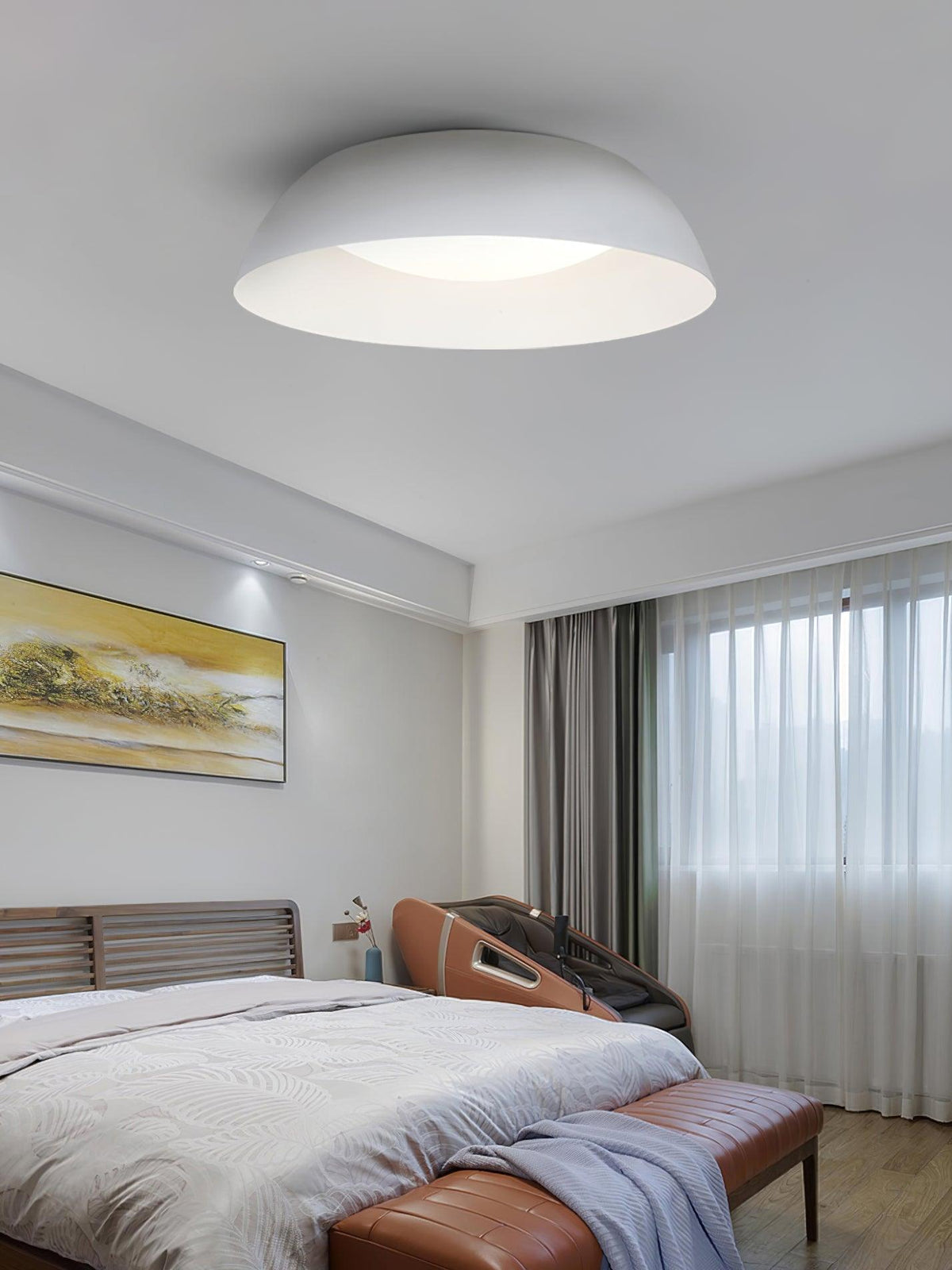 Dlux zeitgenössische minimalistische LED-Deckenleuchte
