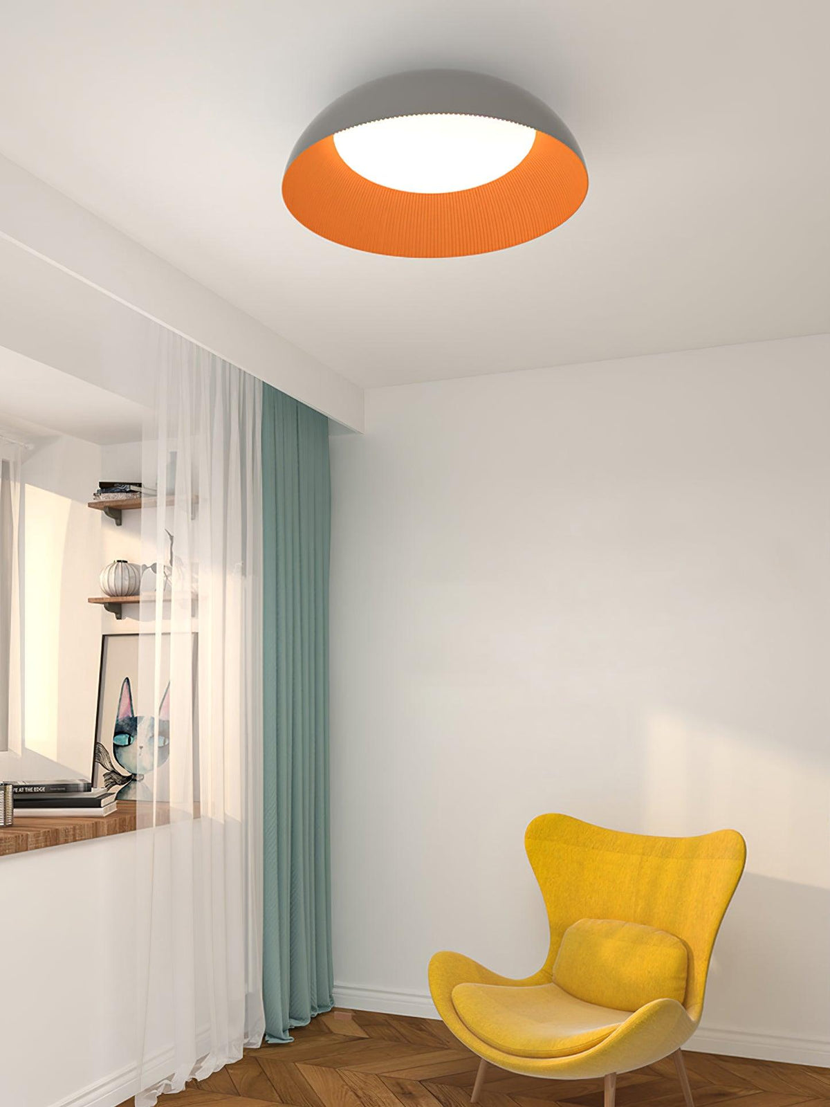 Dlux zeitgenössische minimalistische LED-Deckenleuchte