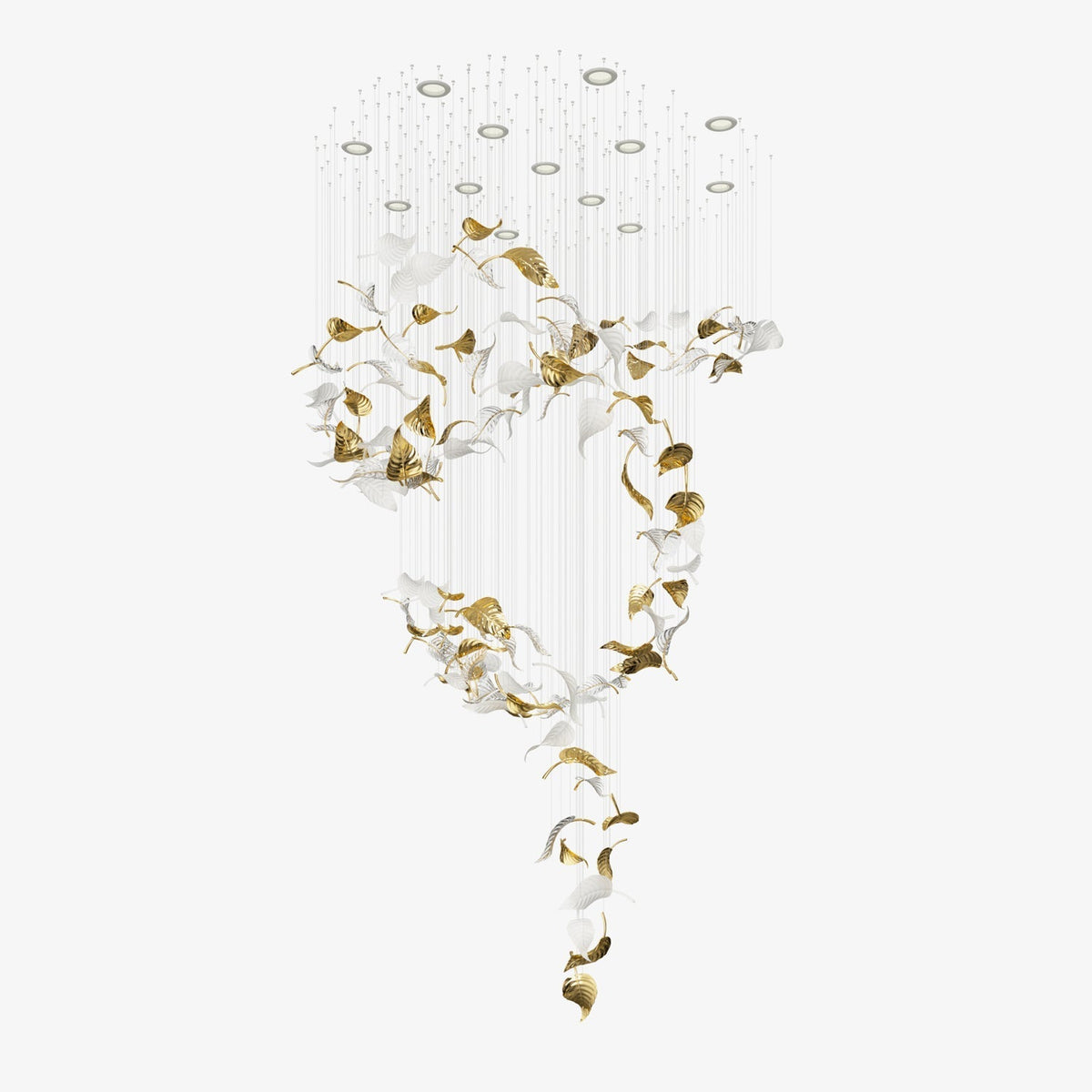 Ornorel luxuriöse Pendelleuchte aus Glas
