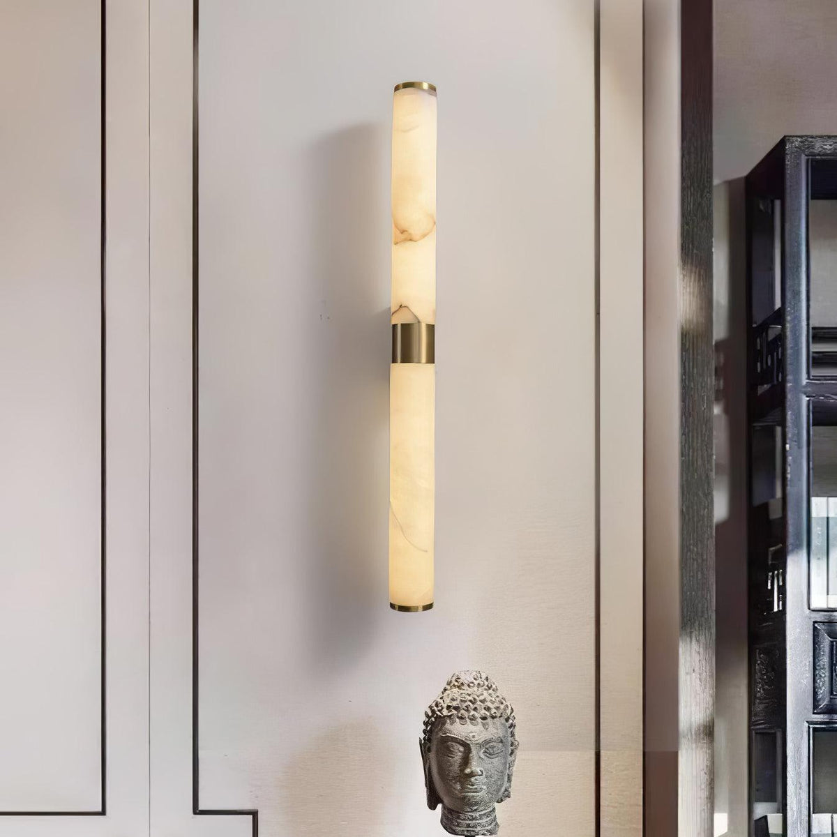 Olmirira Minimalistische Wandleuchte aus Alabaster