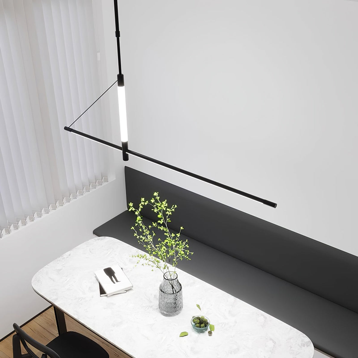 Araeyra zeitgenössische minimalistische lineare Pendelleuchte Axis