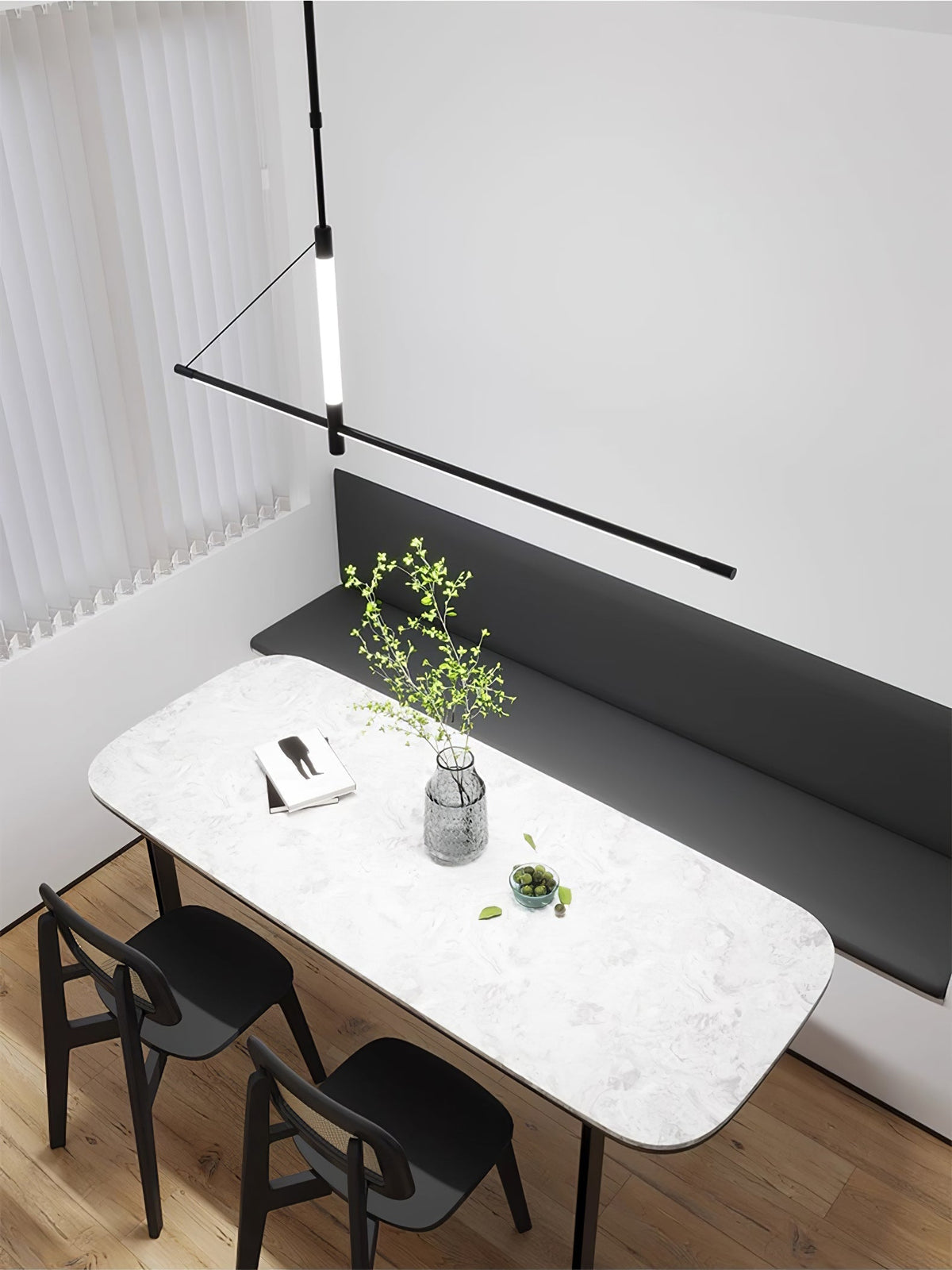 Araeyra zeitgenössische minimalistische lineare Pendelleuchte Axis