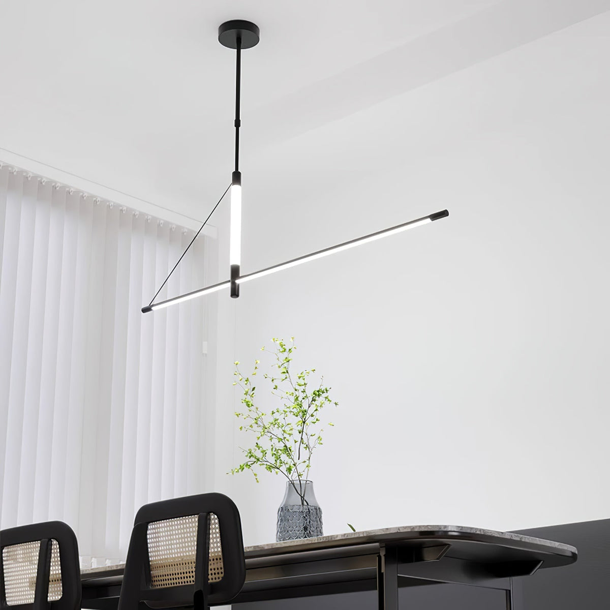 Araeyra zeitgenössische minimalistische lineare Pendelleuchte Axis