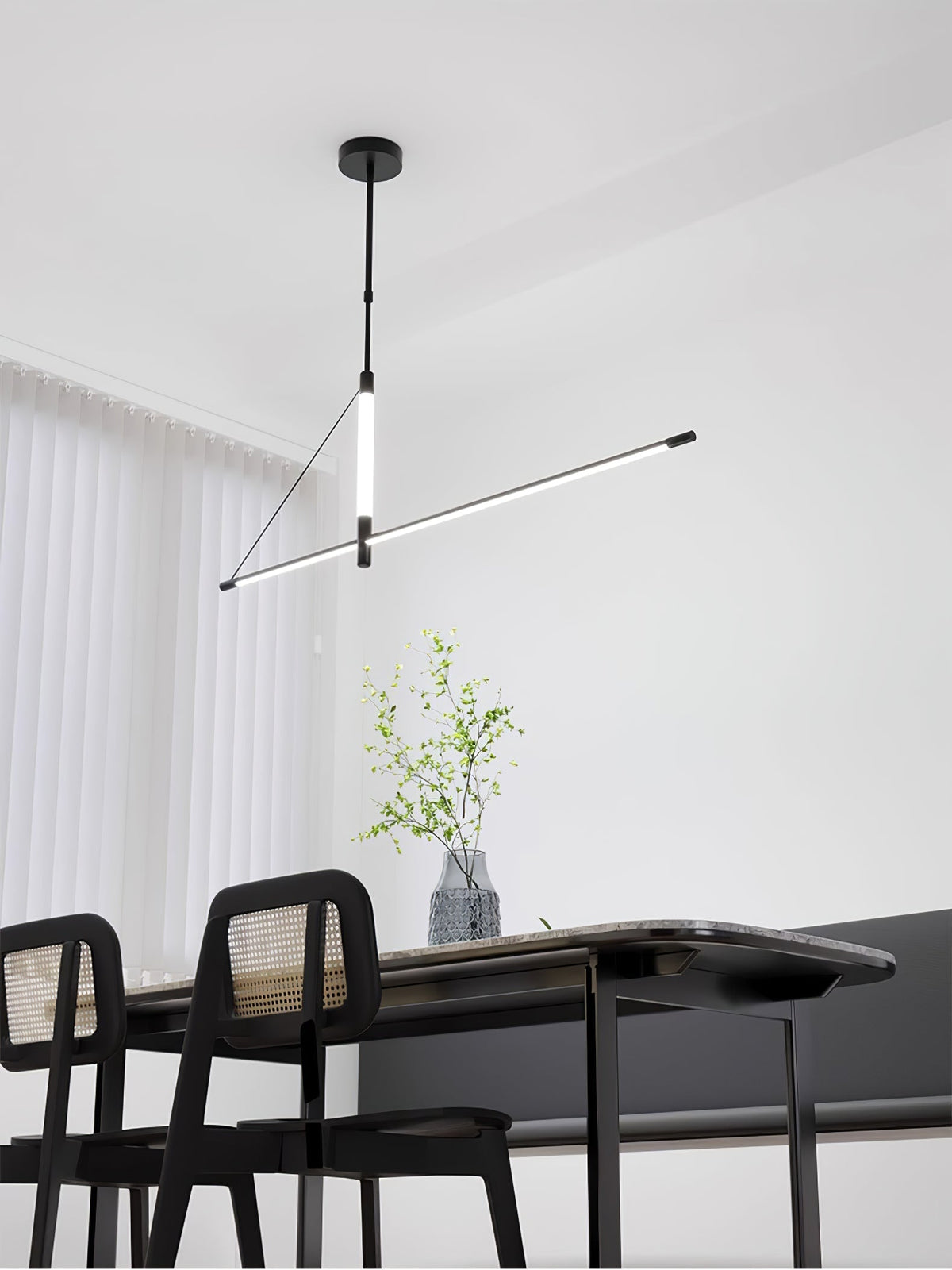 Araeyra zeitgenössische minimalistische lineare Pendelleuchte Axis