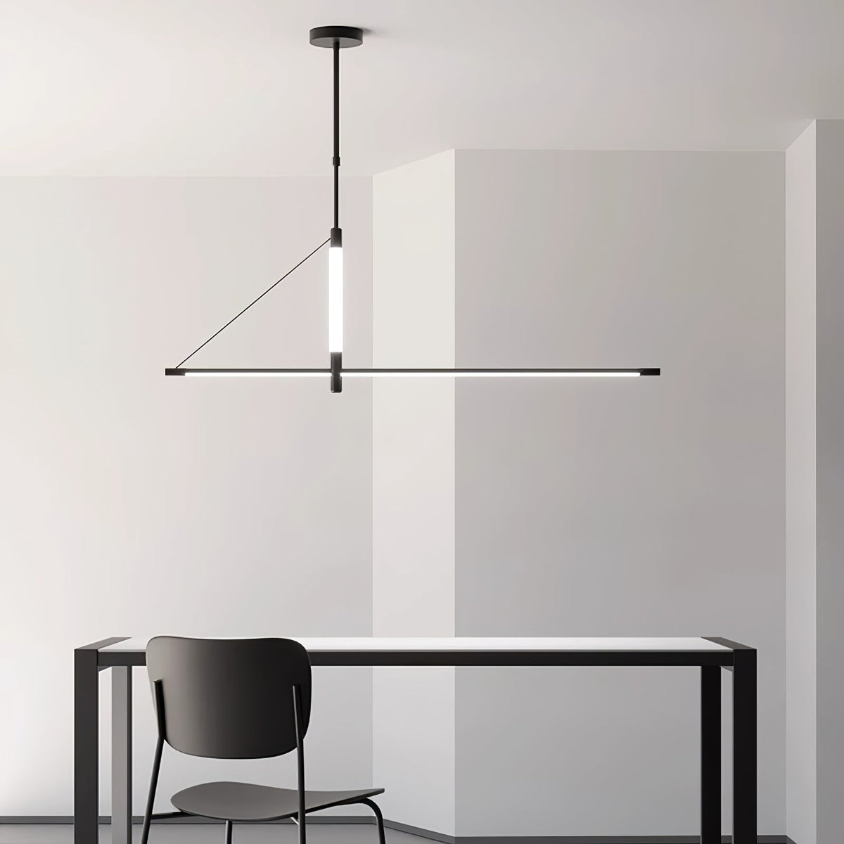 Araeyra zeitgenössische minimalistische lineare Pendelleuchte Axis