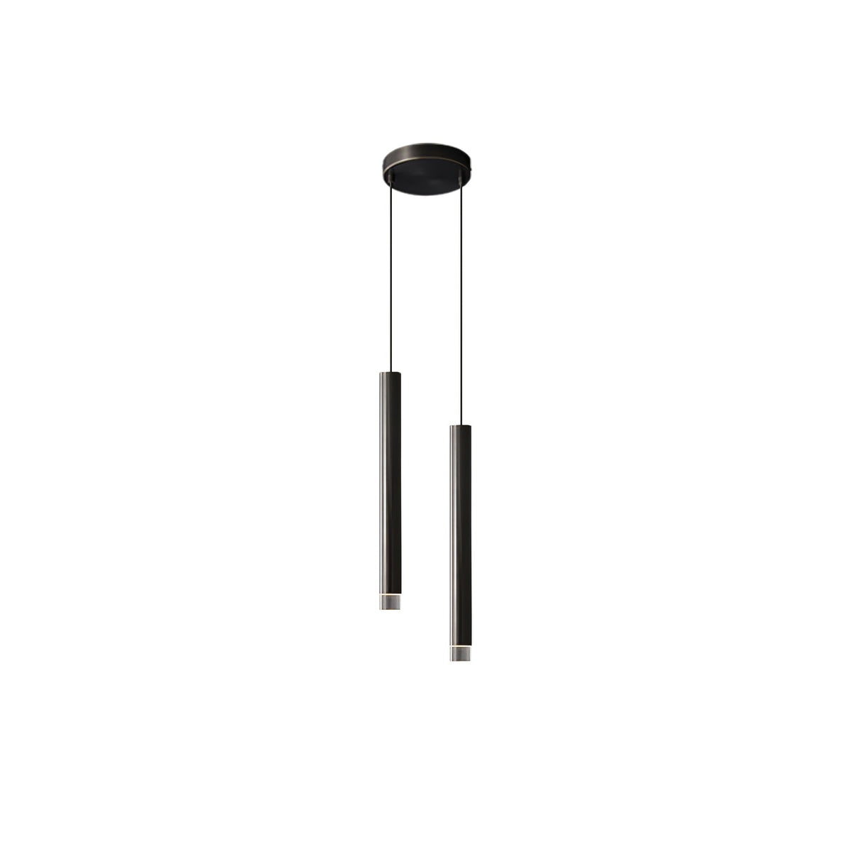 Cetheel zeitgenössische minimalistische Pendelleuchte aus Messing und Kunststoff