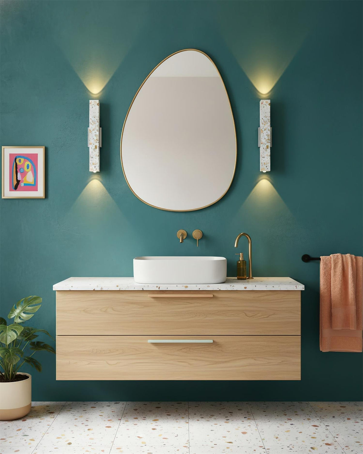 Renaelle Terrazzo Wandleuchte
