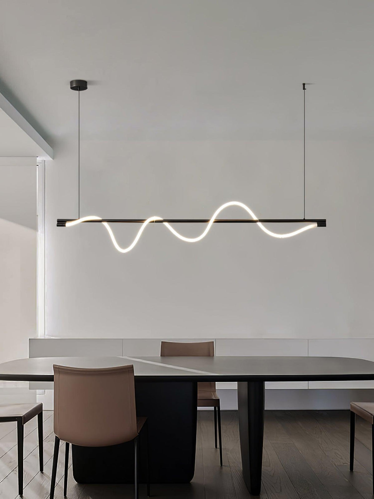 Pulse Minimalistische Pendelleuchte aus Messing