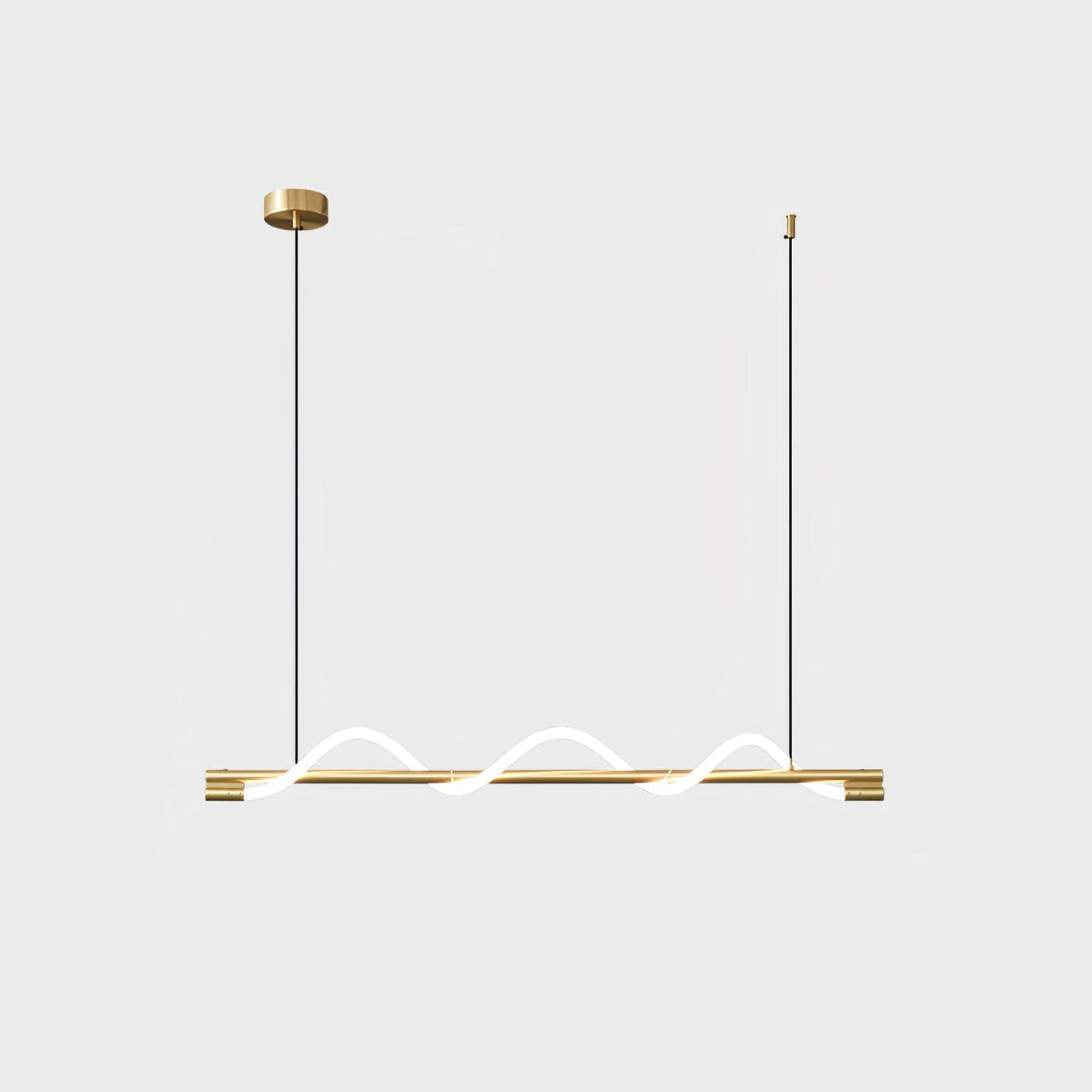 Pulse Minimalistische Pendelleuchte aus Messing