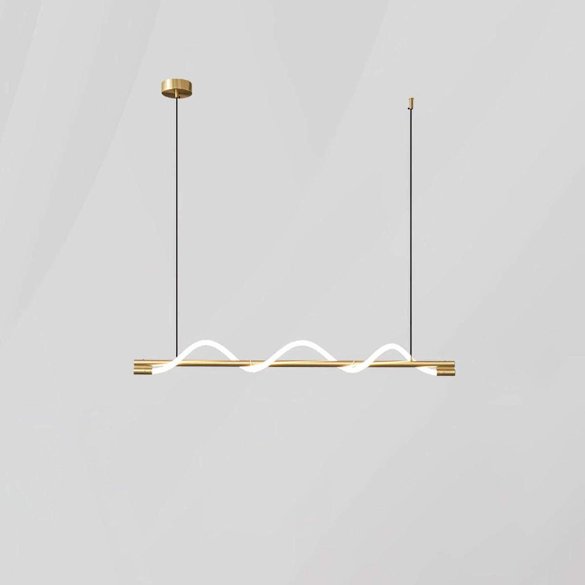 Pulse Minimalistische Pendelleuchte aus Messing