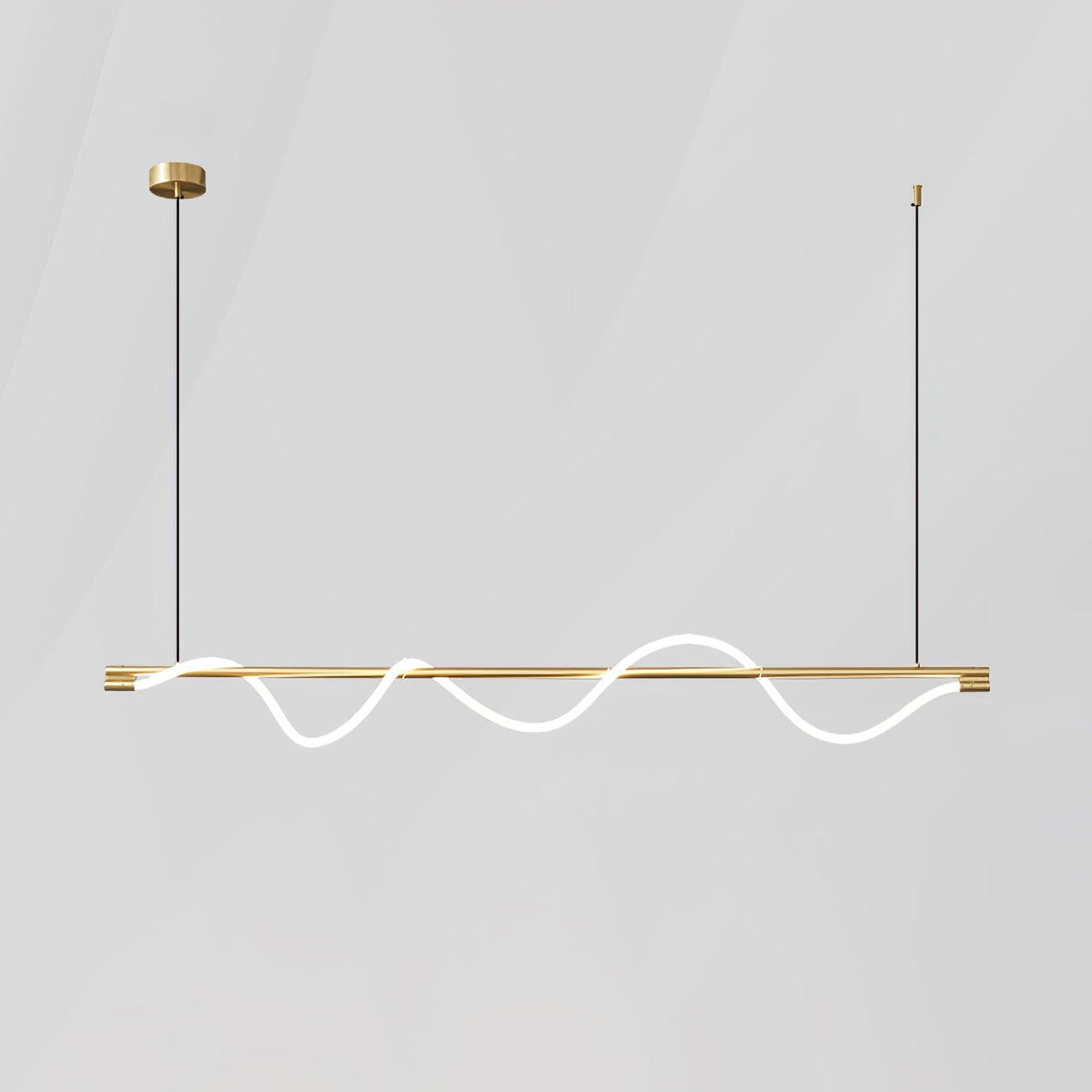 Pulse Minimalistische Pendelleuchte aus Messing