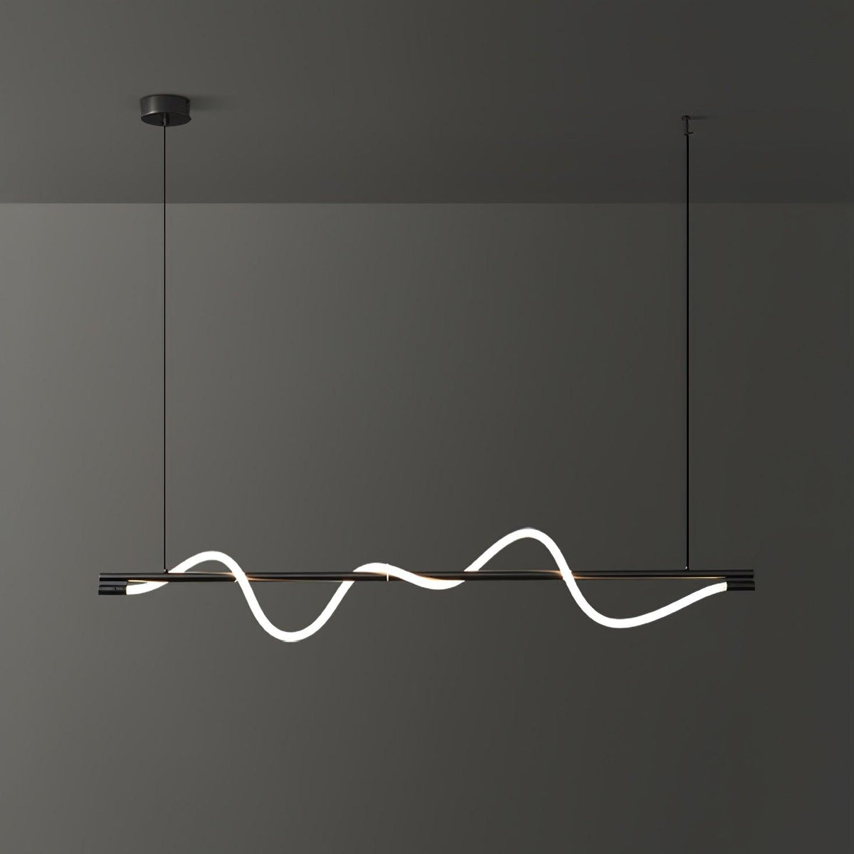 Pulse Minimalistische Pendelleuchte aus Messing