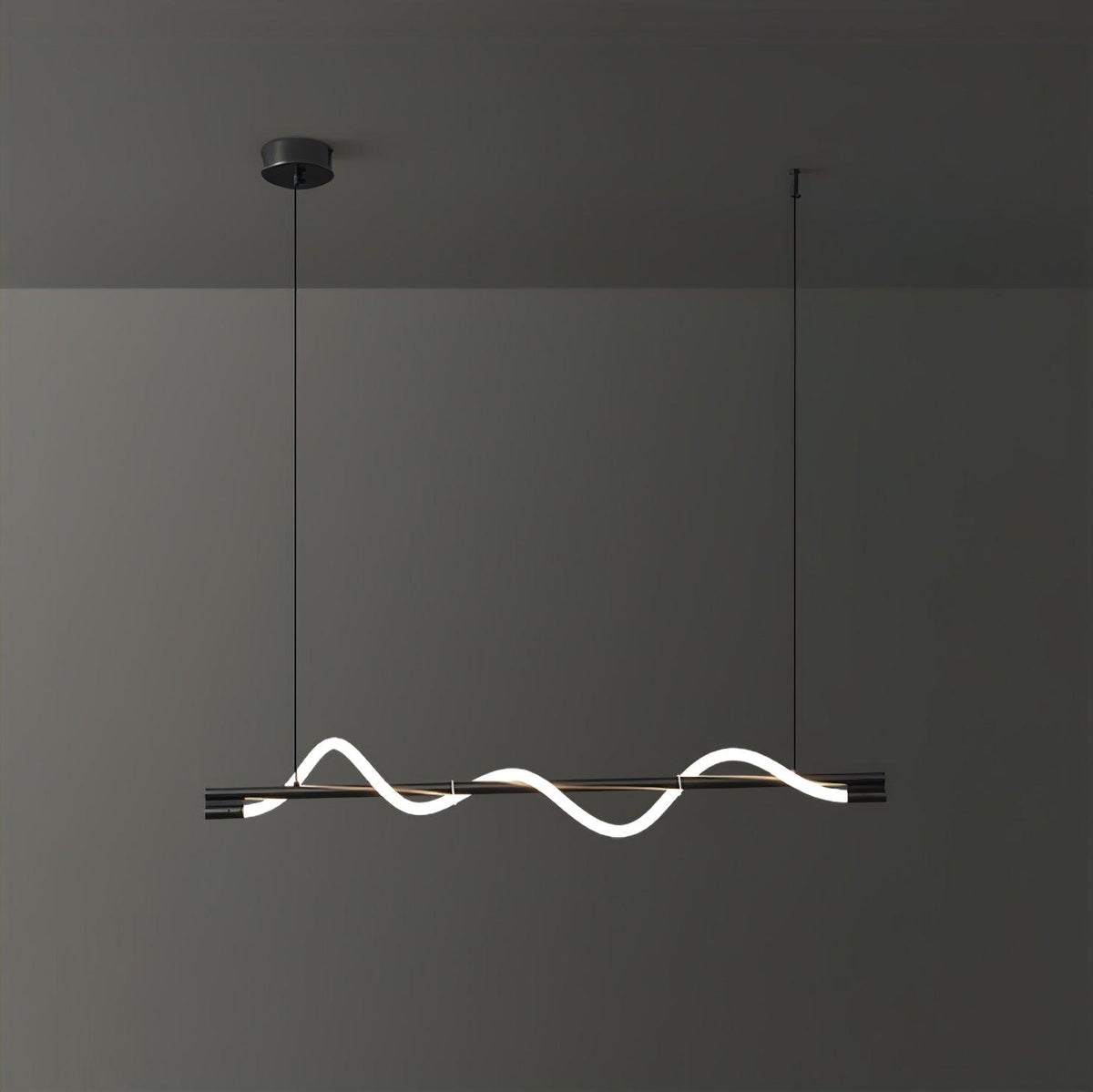 Pulse Minimalistische Pendelleuchte aus Messing
