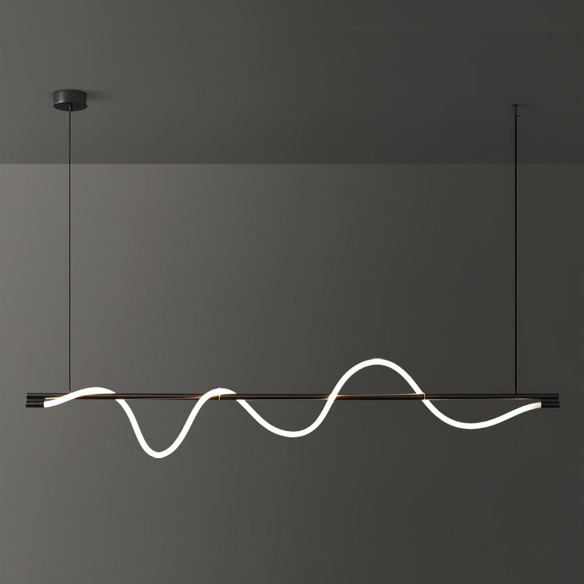 Pulse Minimalistische Pendelleuchte aus Messing