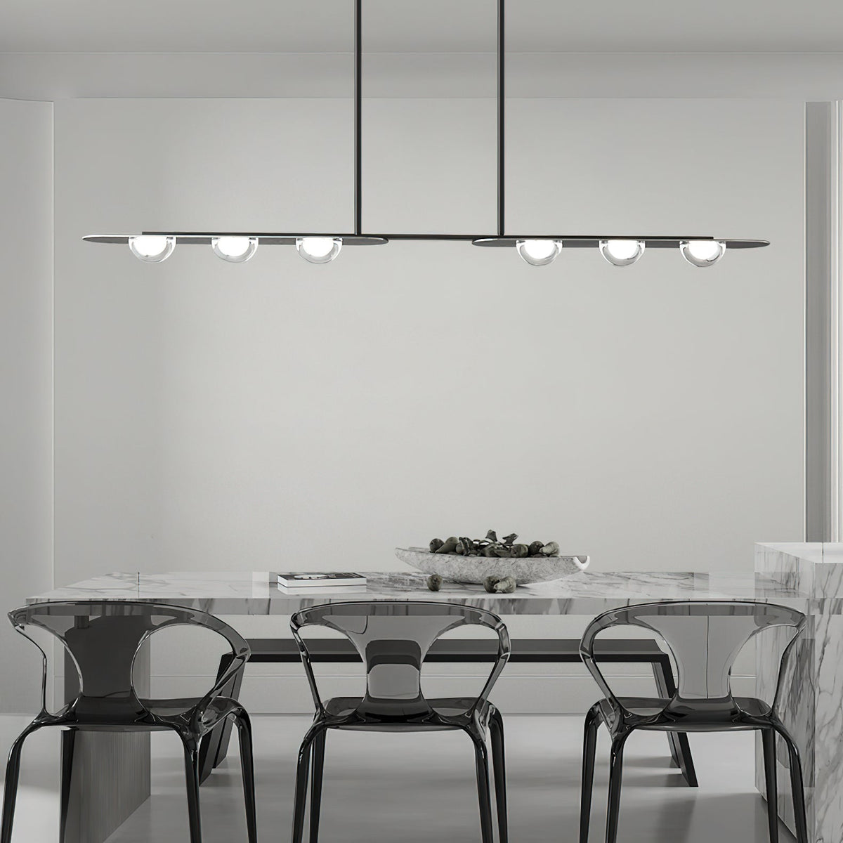 Liorerelle Pendelleuchte linear Glas minimalistisch