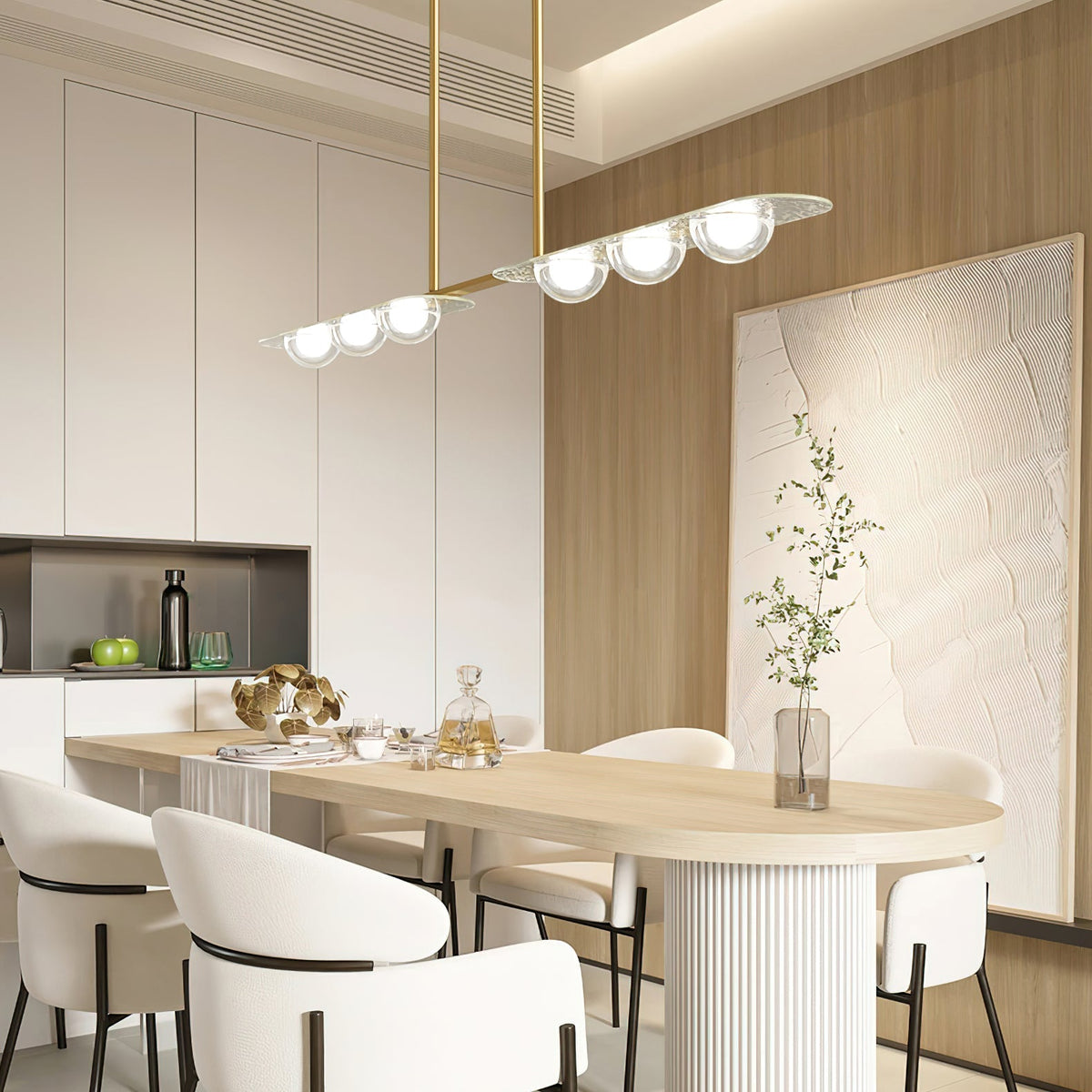 Liorerelle Pendelleuchte linear Glas minimalistisch