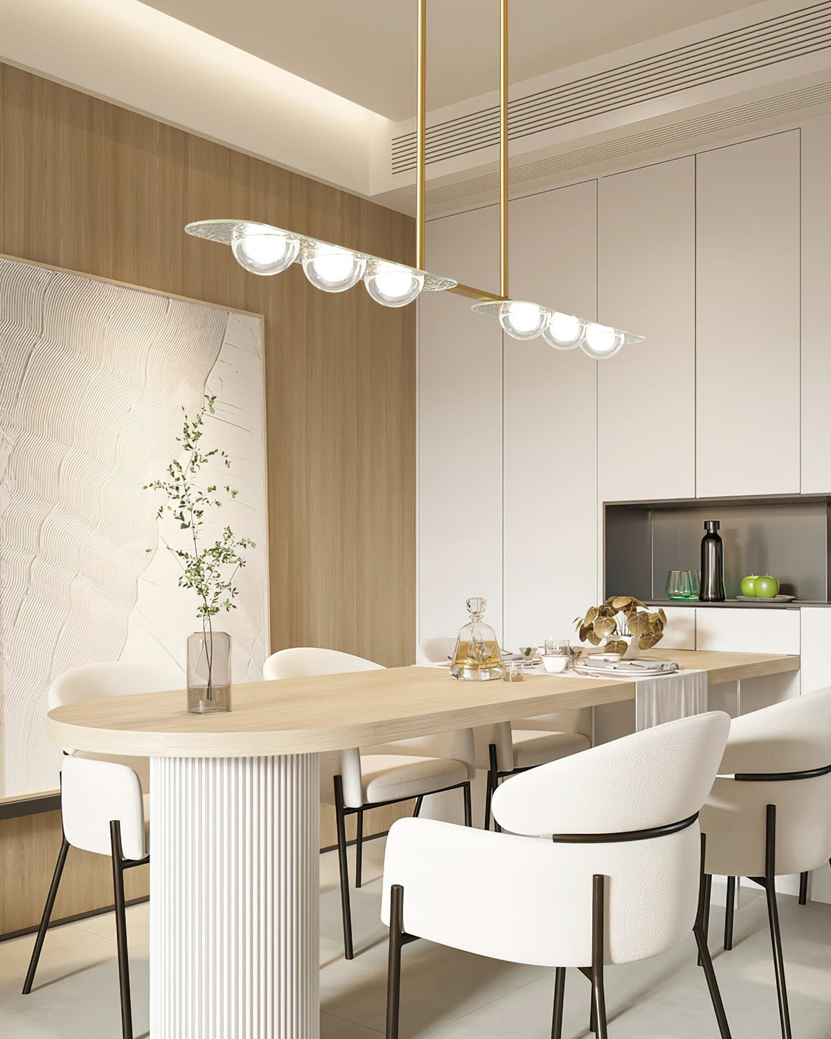 Liorerelle Pendelleuchte linear Glas minimalistisch