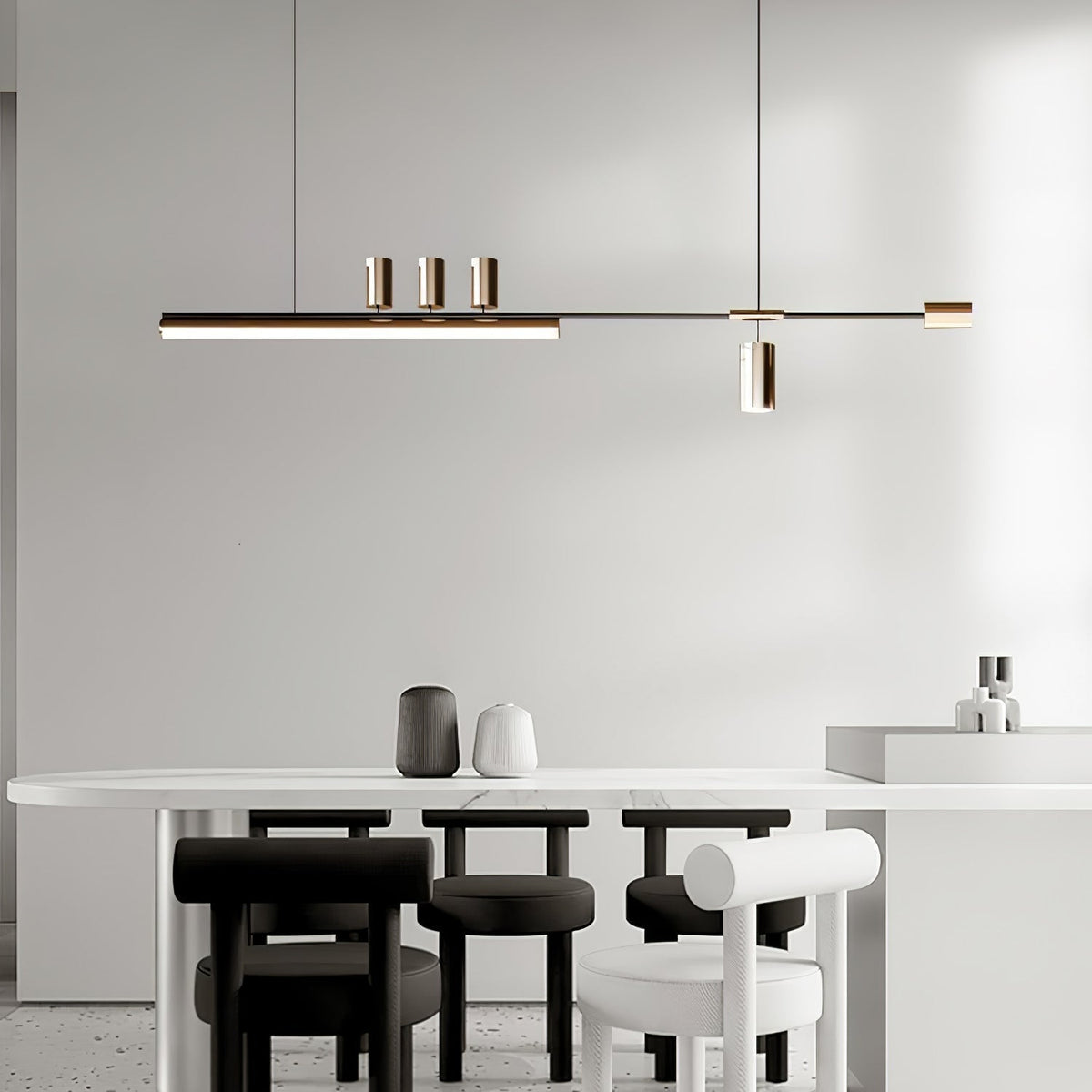 Aulten zeitgenössische minimalistische lineare Insel-Pendelleuchte