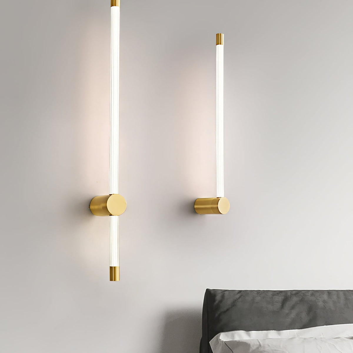 Halenis zeitgenössische minimalistische lineare LED-Wandleuchte