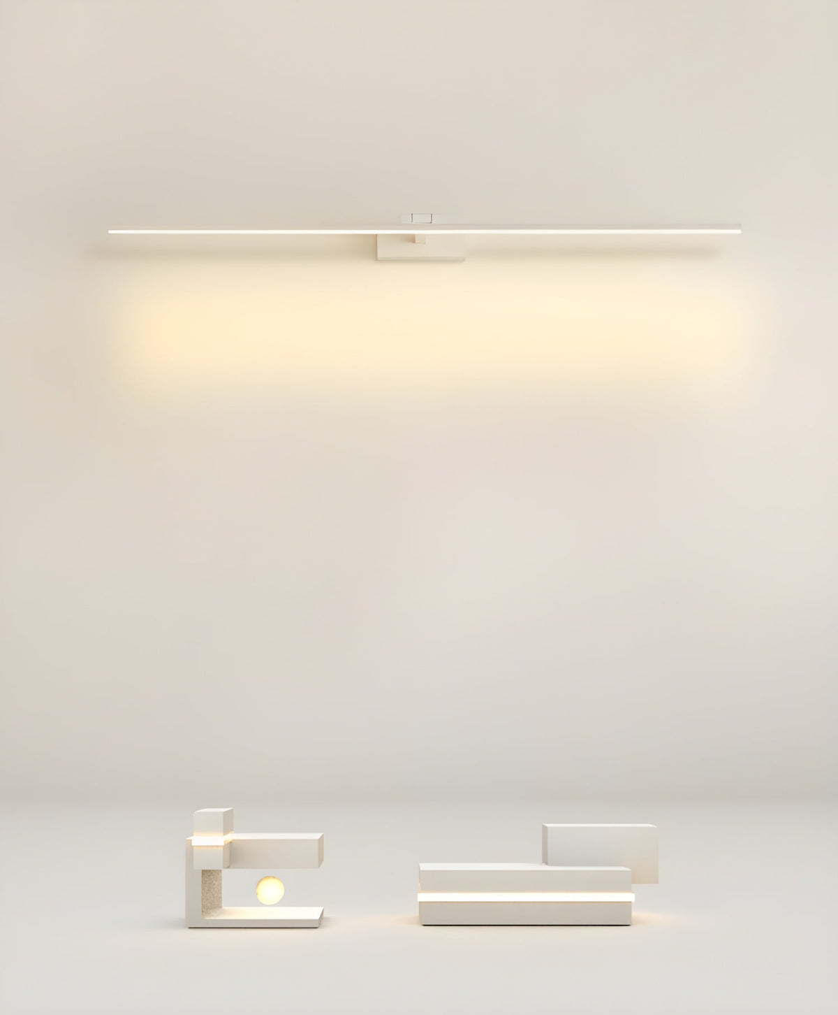 Lineare moderne minimalistische Wandleuchte für das Badezimmer