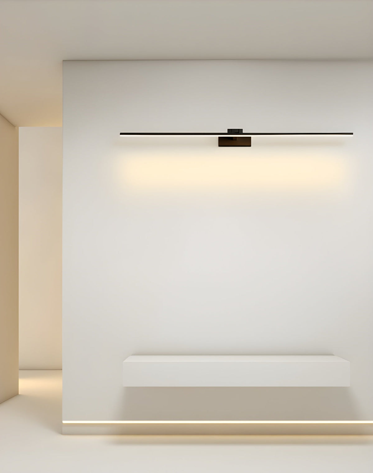 Lineare moderne minimalistische Wandleuchte für das Badezimmer
