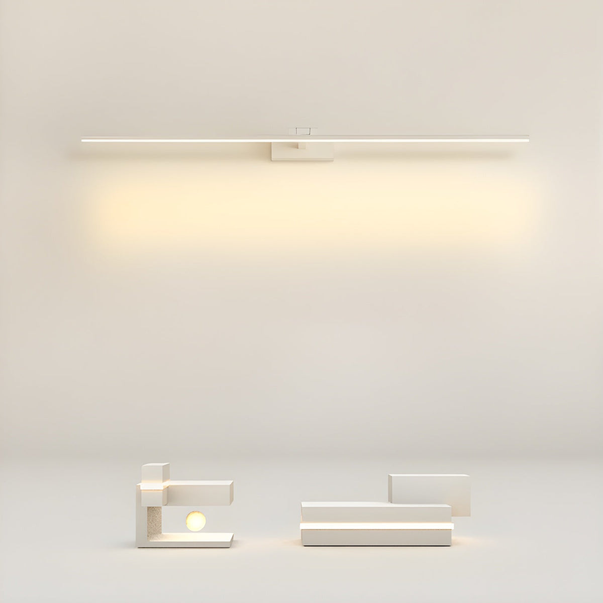 Lineare moderne minimalistische Wandleuchte für das Badezimmer