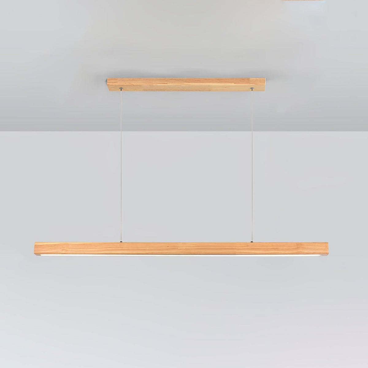 Aro lineare Pendelleuchte aus Holz