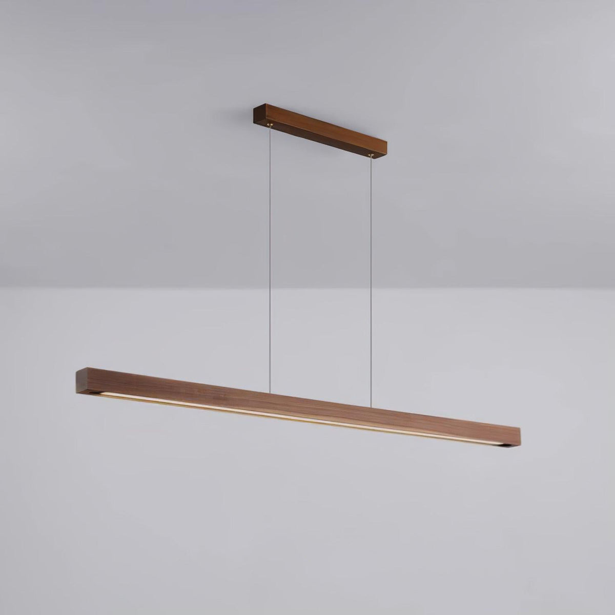 Aro lineare Pendelleuchte aus Holz