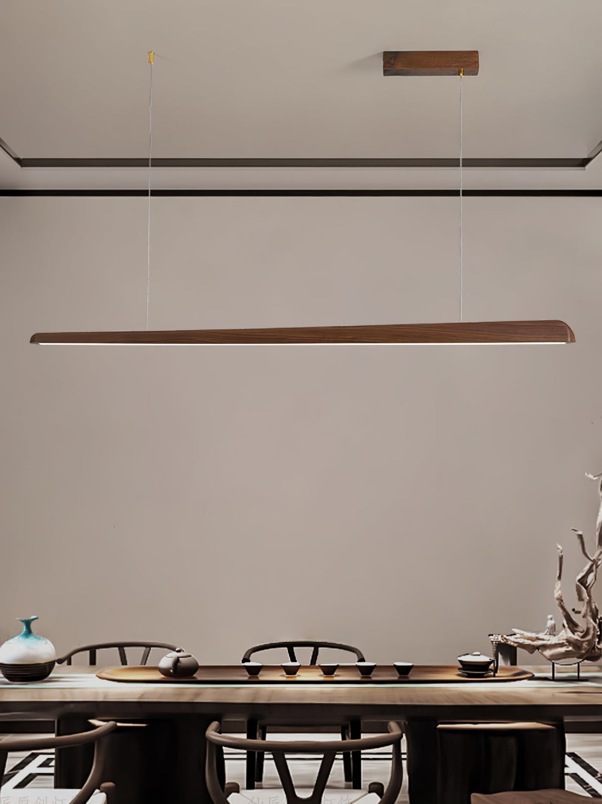Sylanaya Pendelleuchte aus Holz im minimalistischen Stil