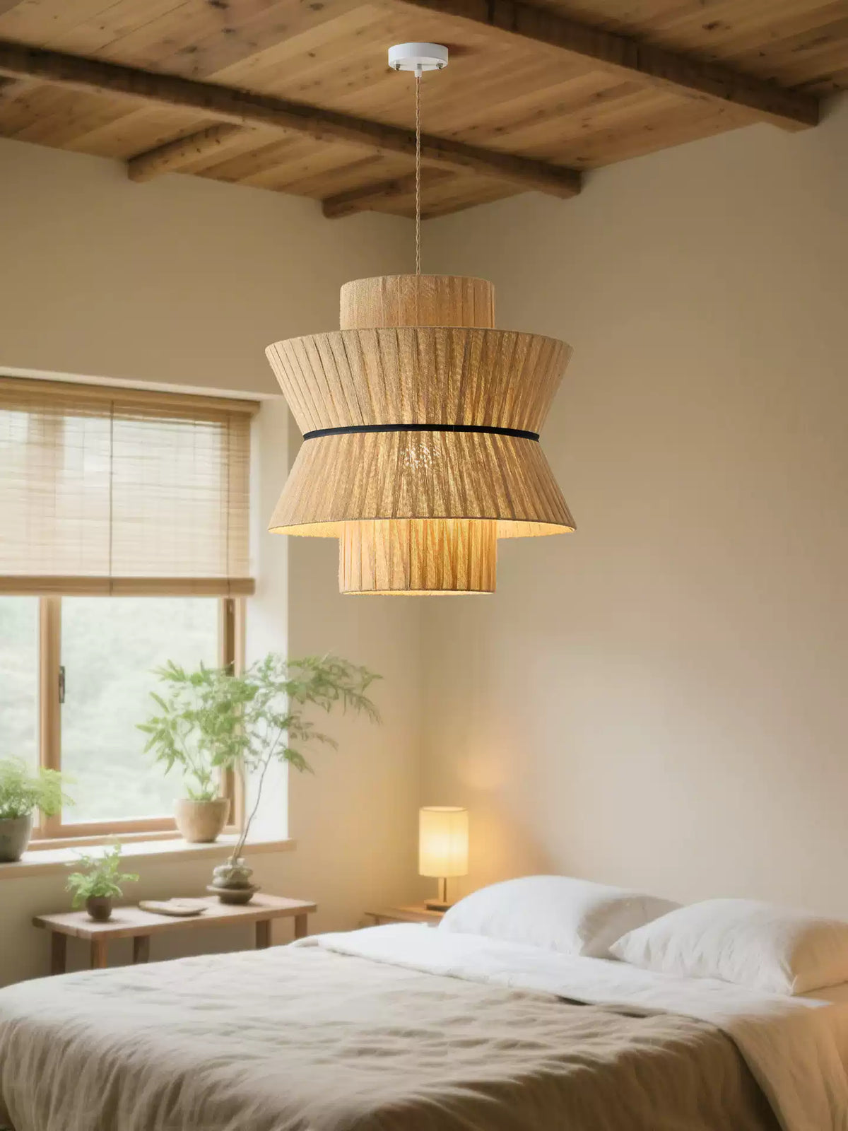 Raffia Pendelleuchte