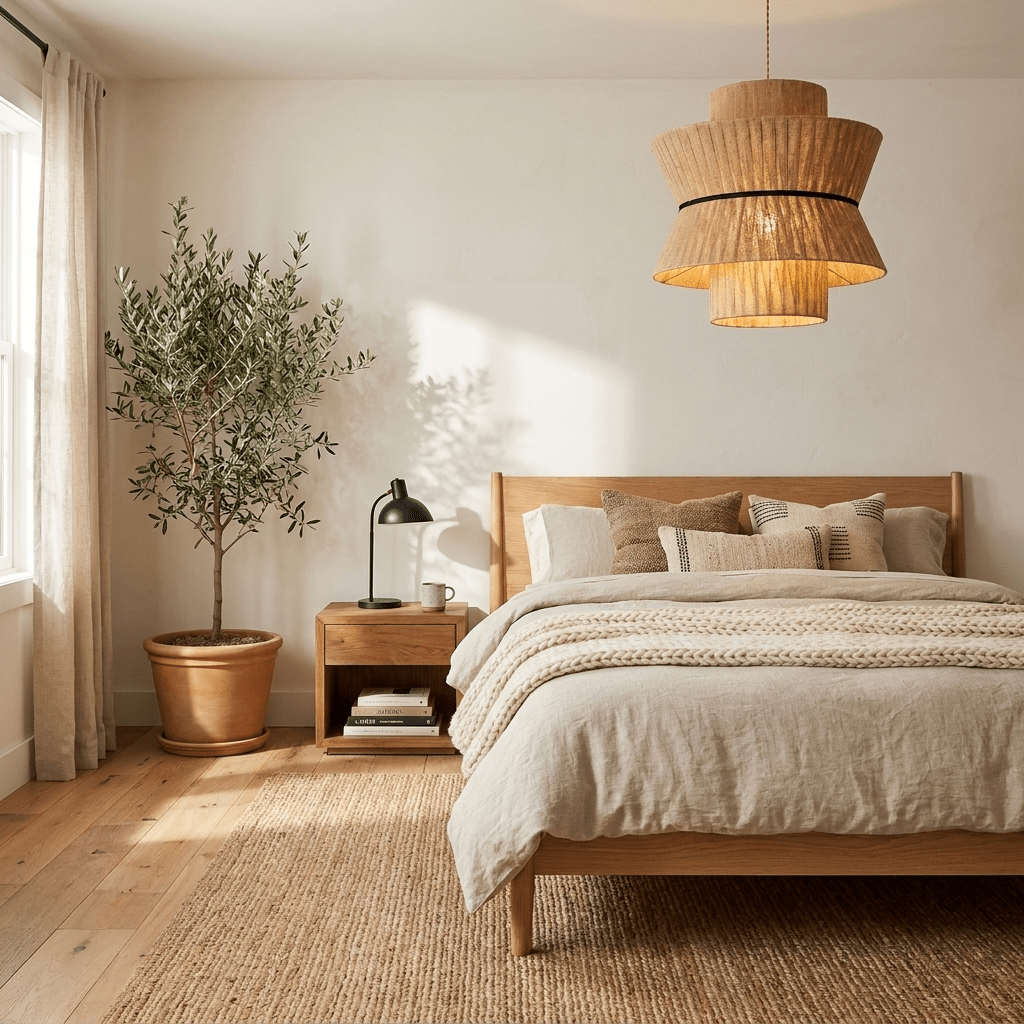 Raffia Pendelleuchte