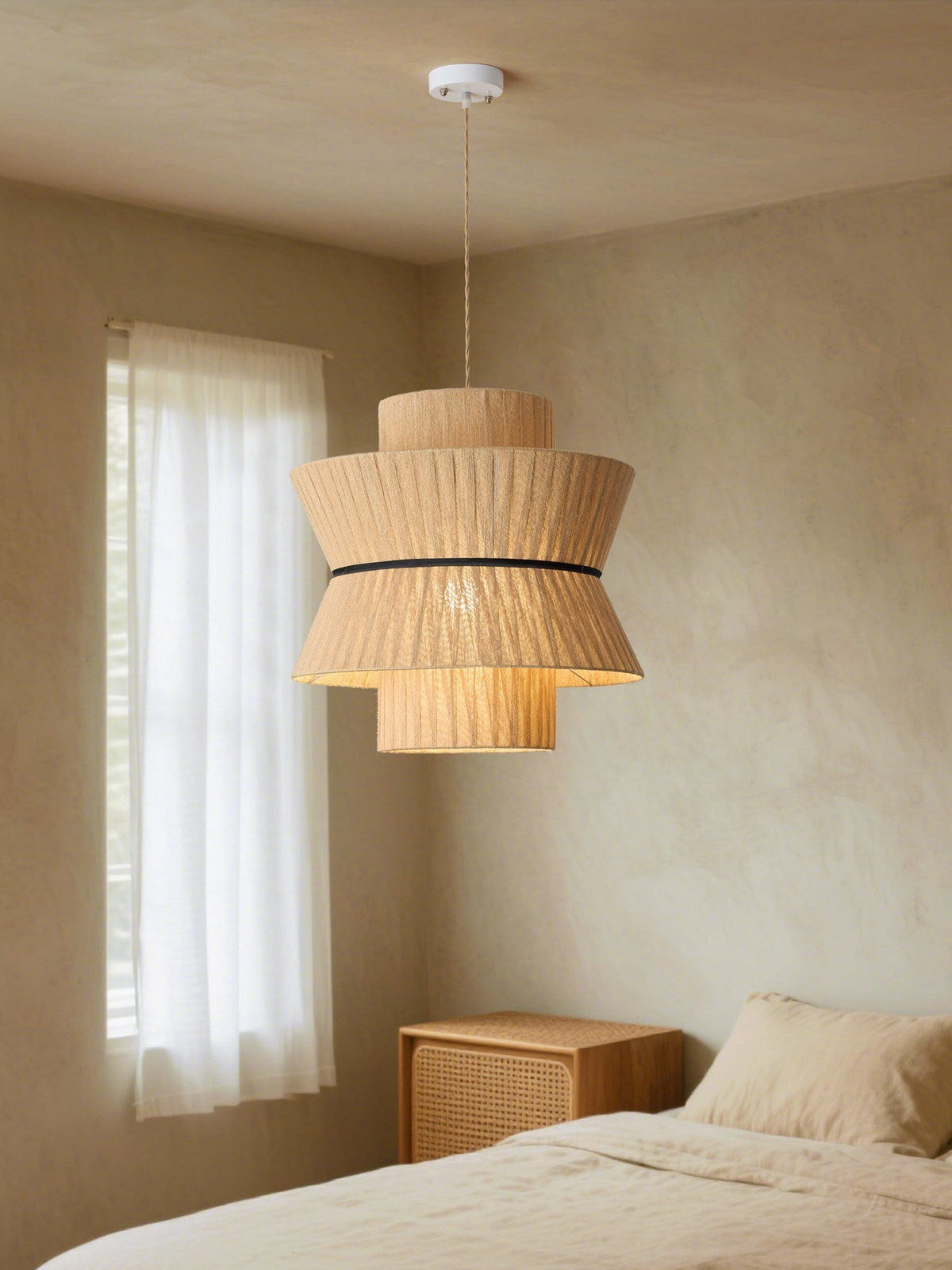 Raffia Pendelleuchte