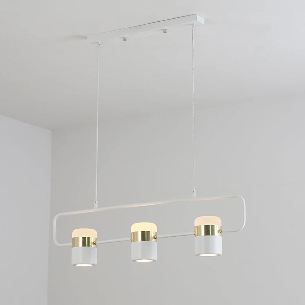 Lirael Pendelleuchte verstellbar aus Glas mit Messing