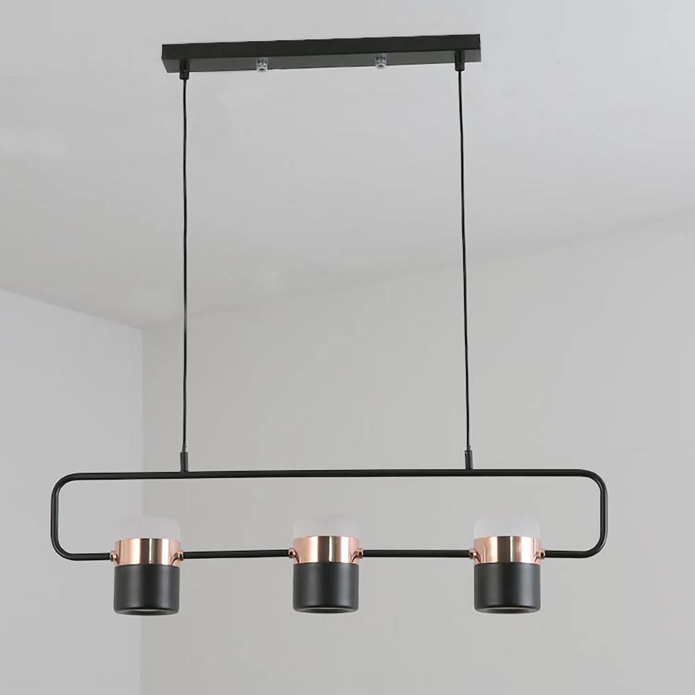 Lirael Pendelleuchte verstellbar aus Glas mit Messing