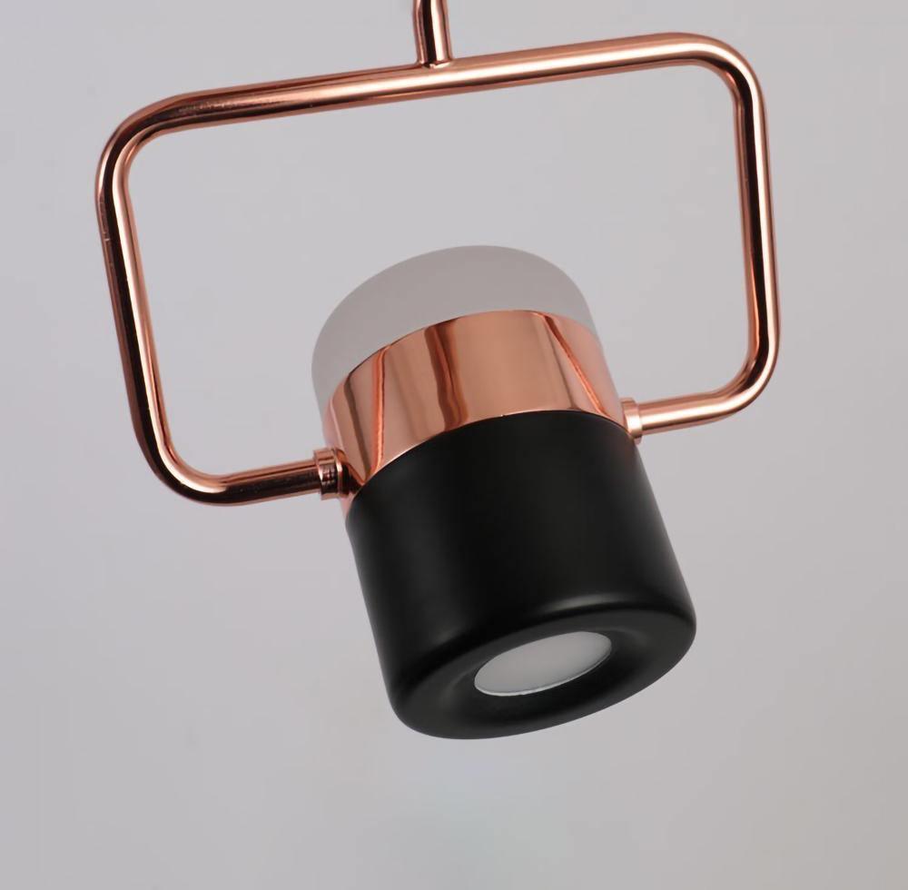 Lirael Pendelleuchte verstellbar aus Glas mit Messing