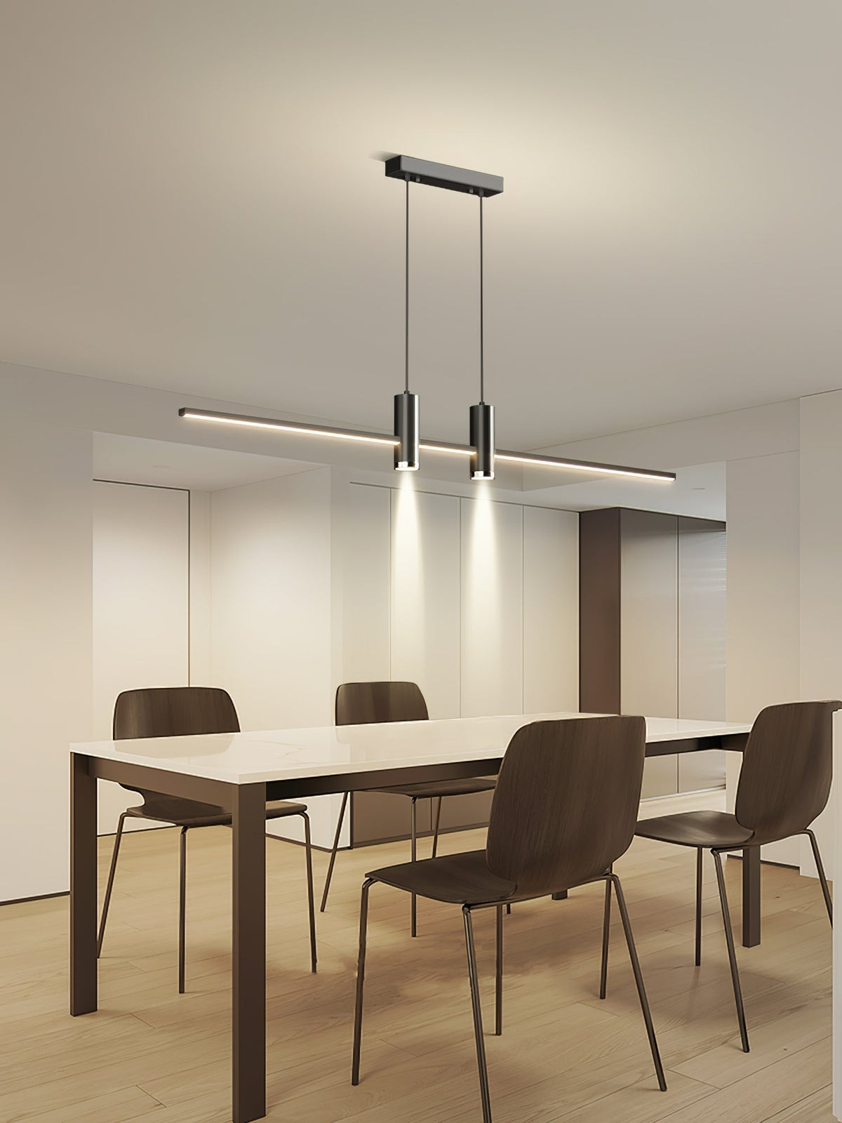 Auroaine Pendelleuchte Gold Minimalistisch für Esszimmer