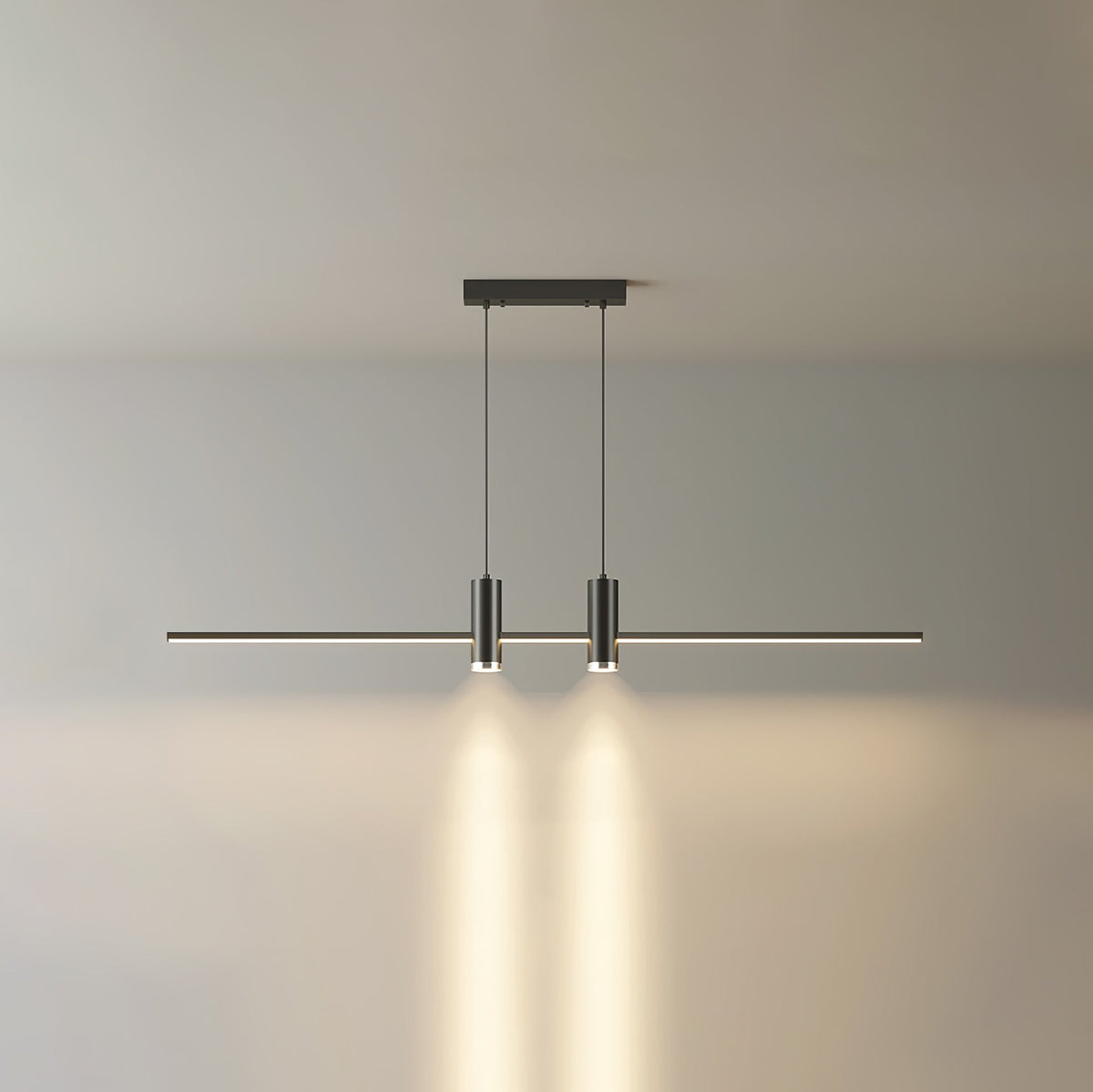 Auroaine Pendelleuchte Gold Minimalistisch für Esszimmer