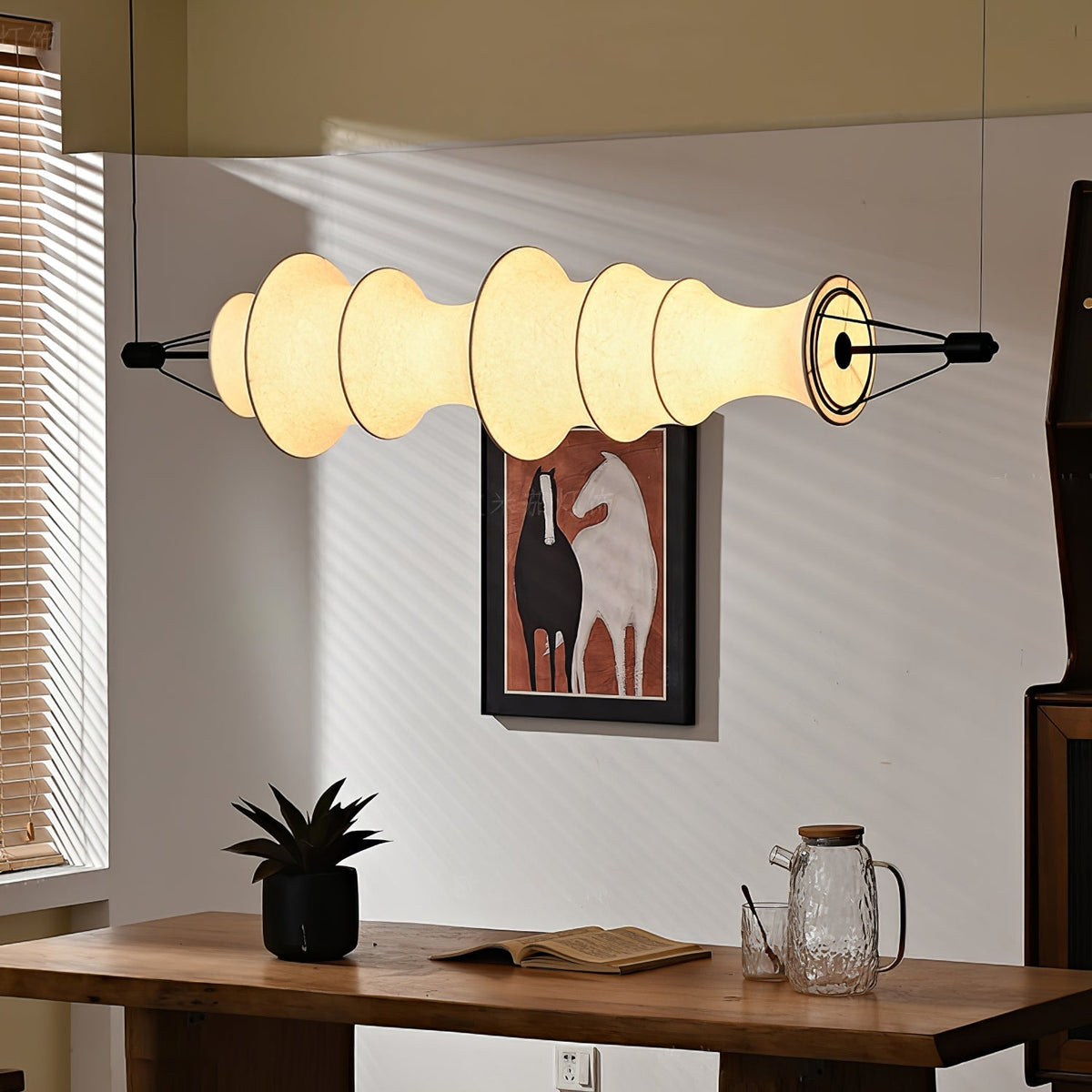 Avlorisra Pendelleuchte Art Elegance aus Seide