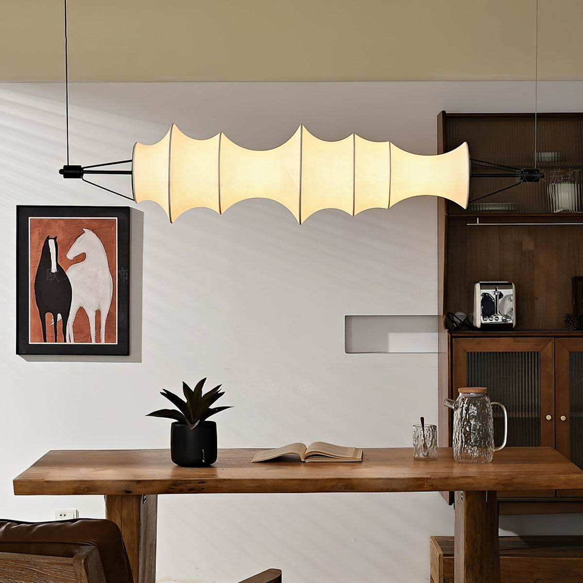 Avlorisra Pendelleuchte Art Elegance aus Seide